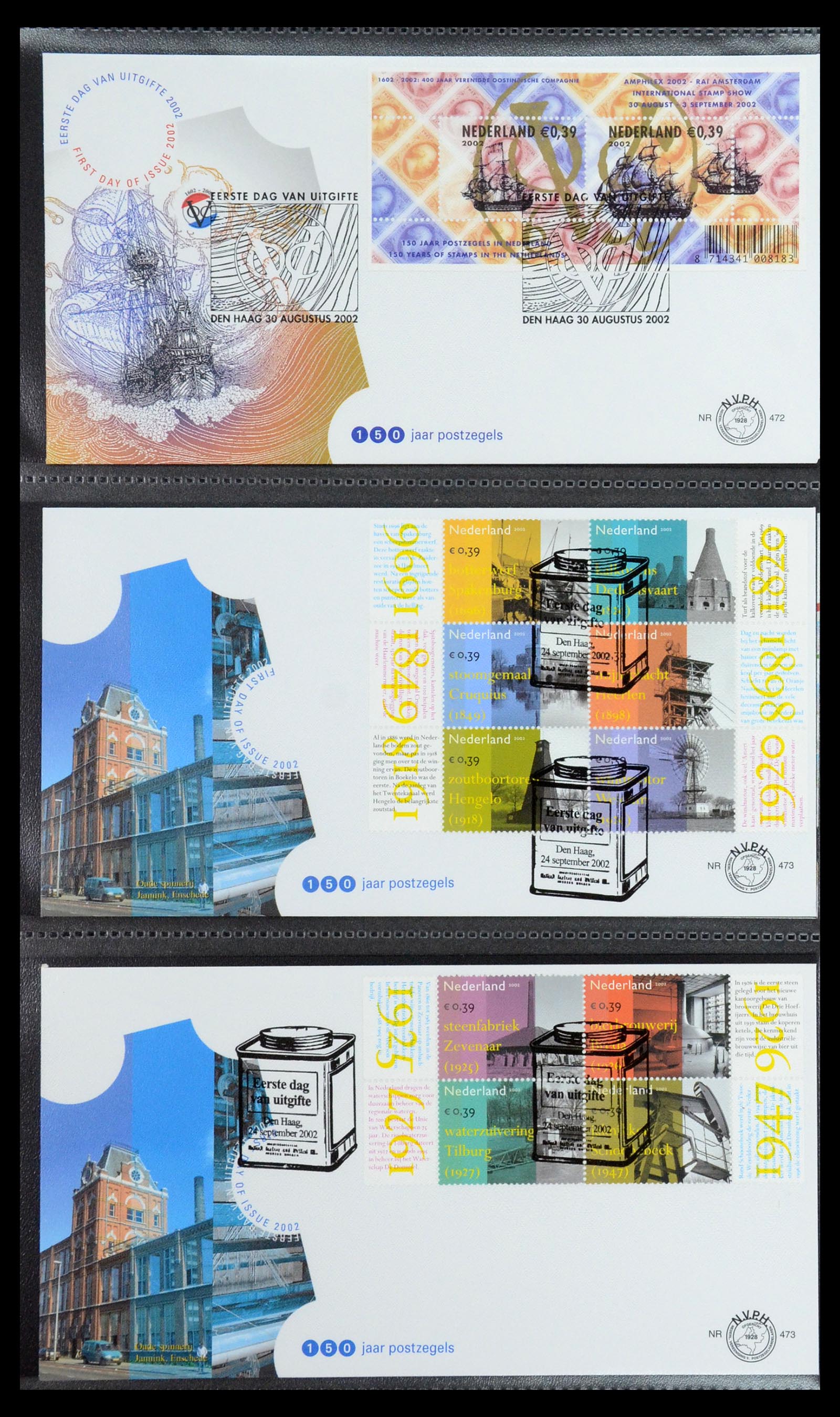 35946 025 - Postzegelverzameling 35946 Nederland FDC's 2000-2019.