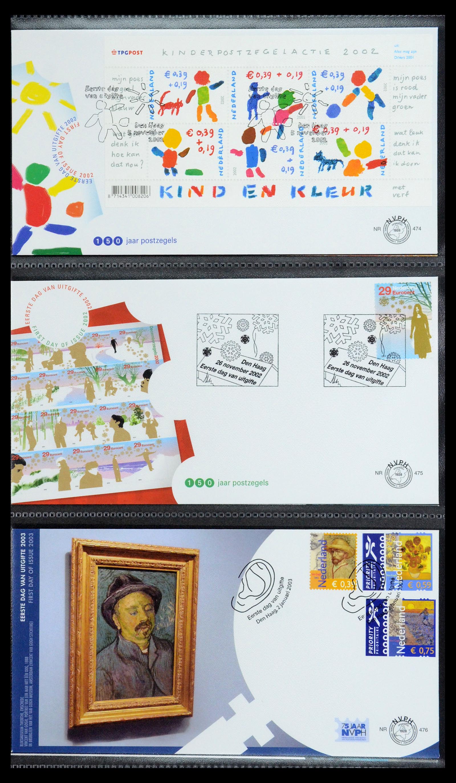 35946 026 - Postzegelverzameling 35946 Nederland FDC's 2000-2019.