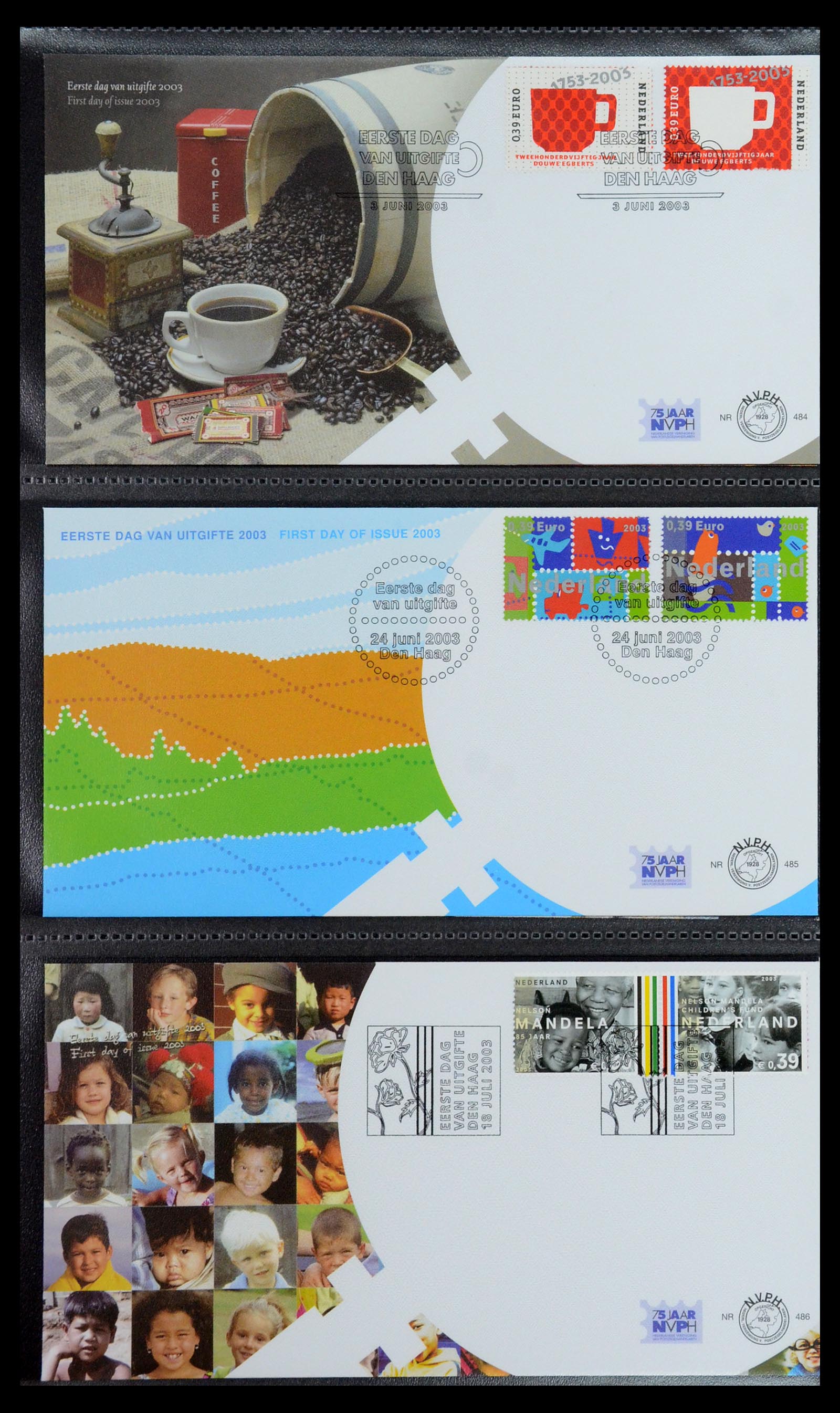 35946 031 - Postzegelverzameling 35946 Nederland FDC's 2000-2019.