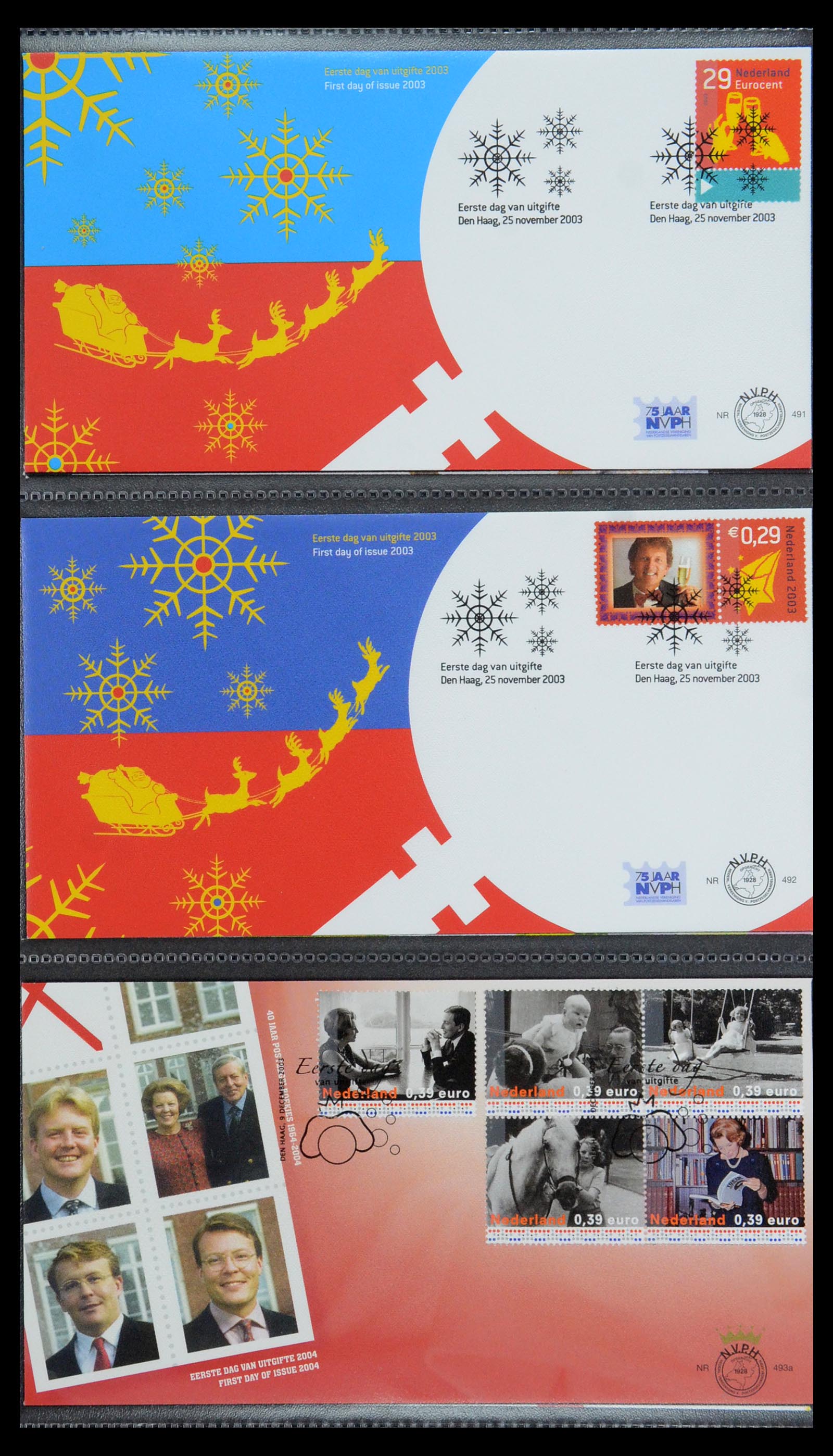 35946 034 - Postzegelverzameling 35946 Nederland FDC's 2000-2019.
