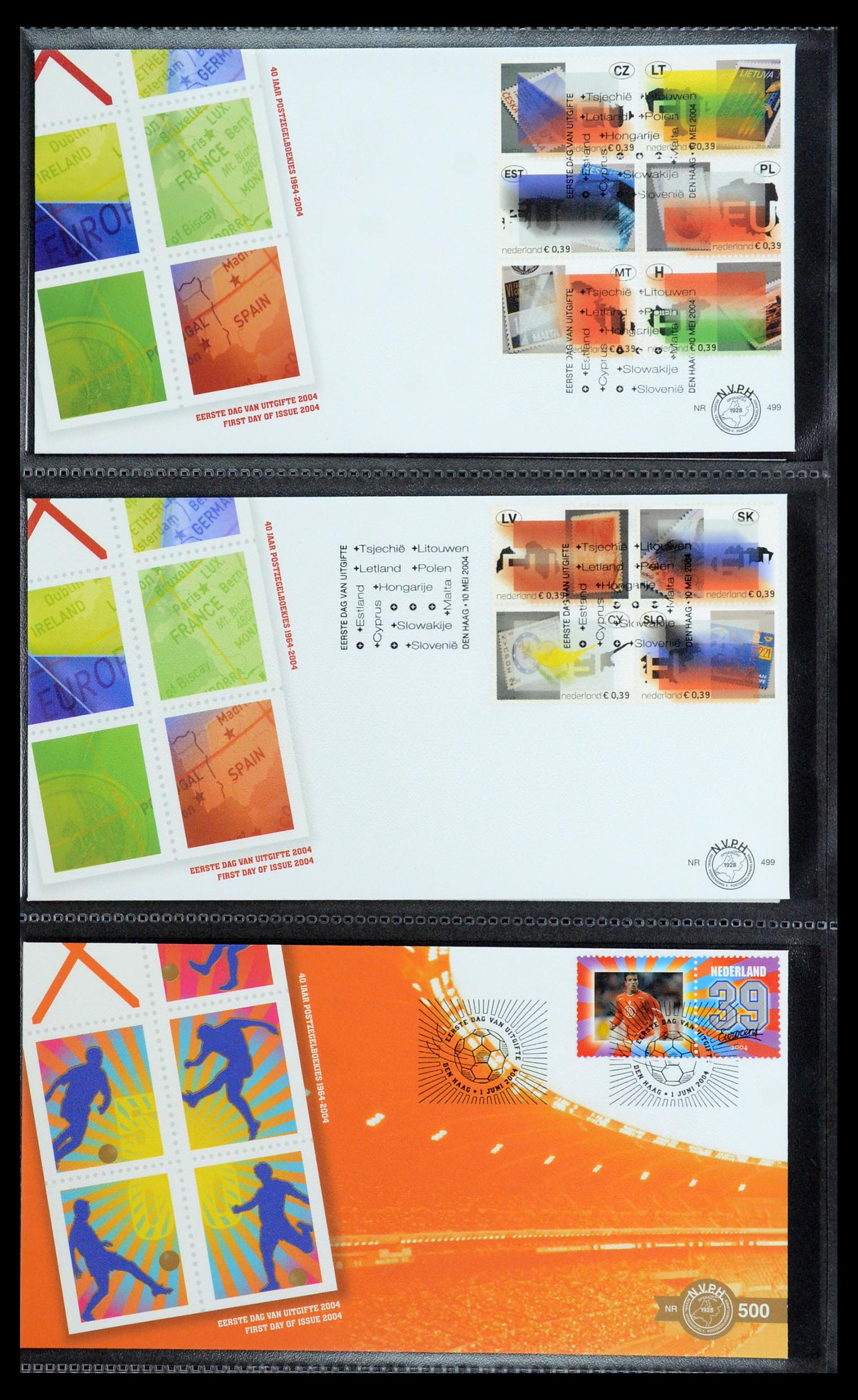35946 038 - Postzegelverzameling 35946 Nederland FDC's 2000-2019.