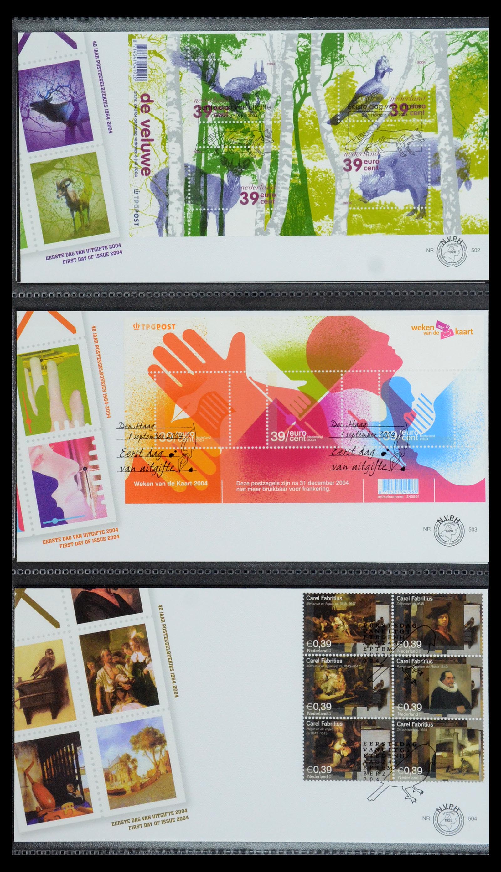 35946 040 - Postzegelverzameling 35946 Nederland FDC's 2000-2019.