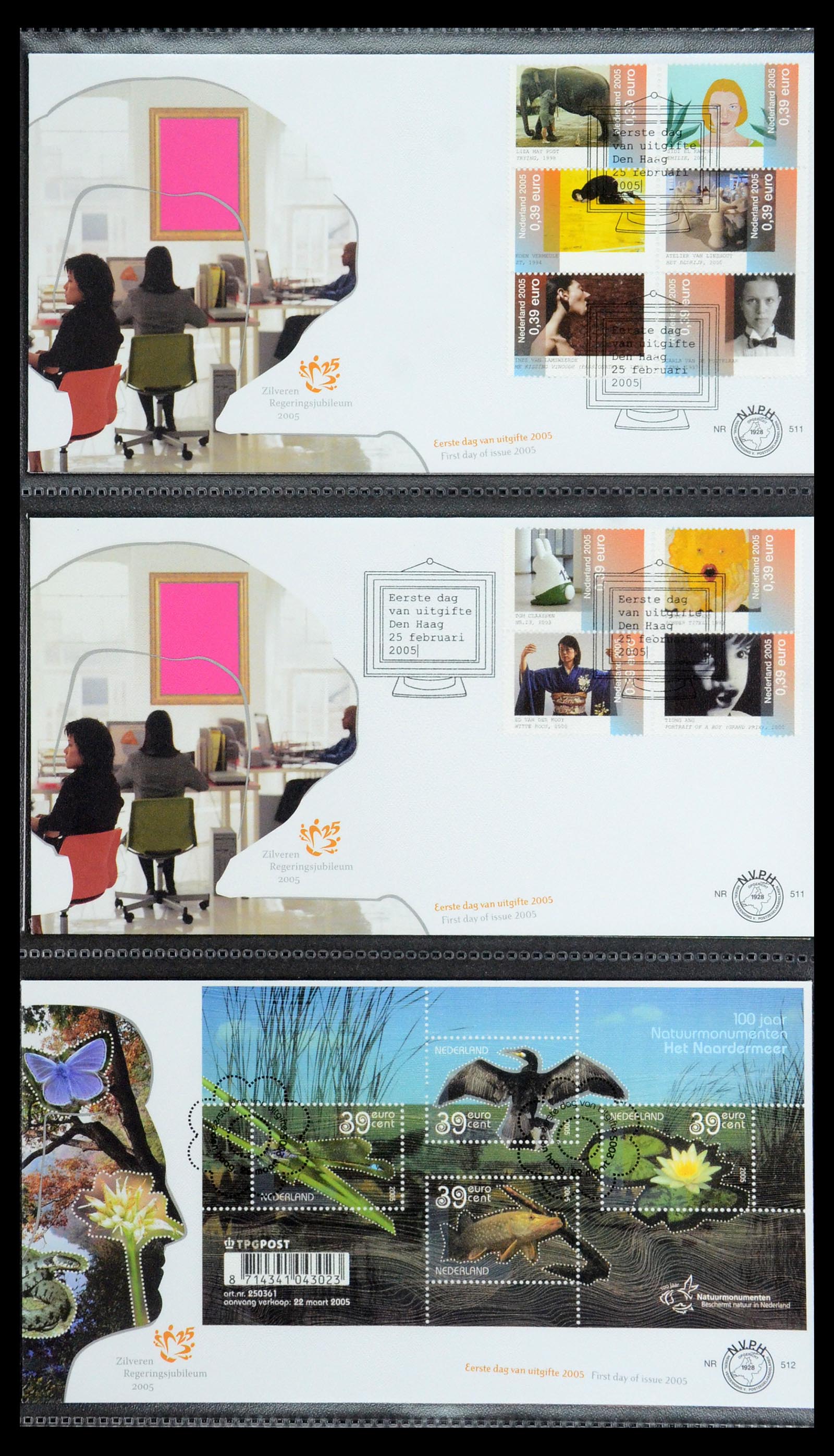 35946 044 - Postzegelverzameling 35946 Nederland FDC's 2000-2019.