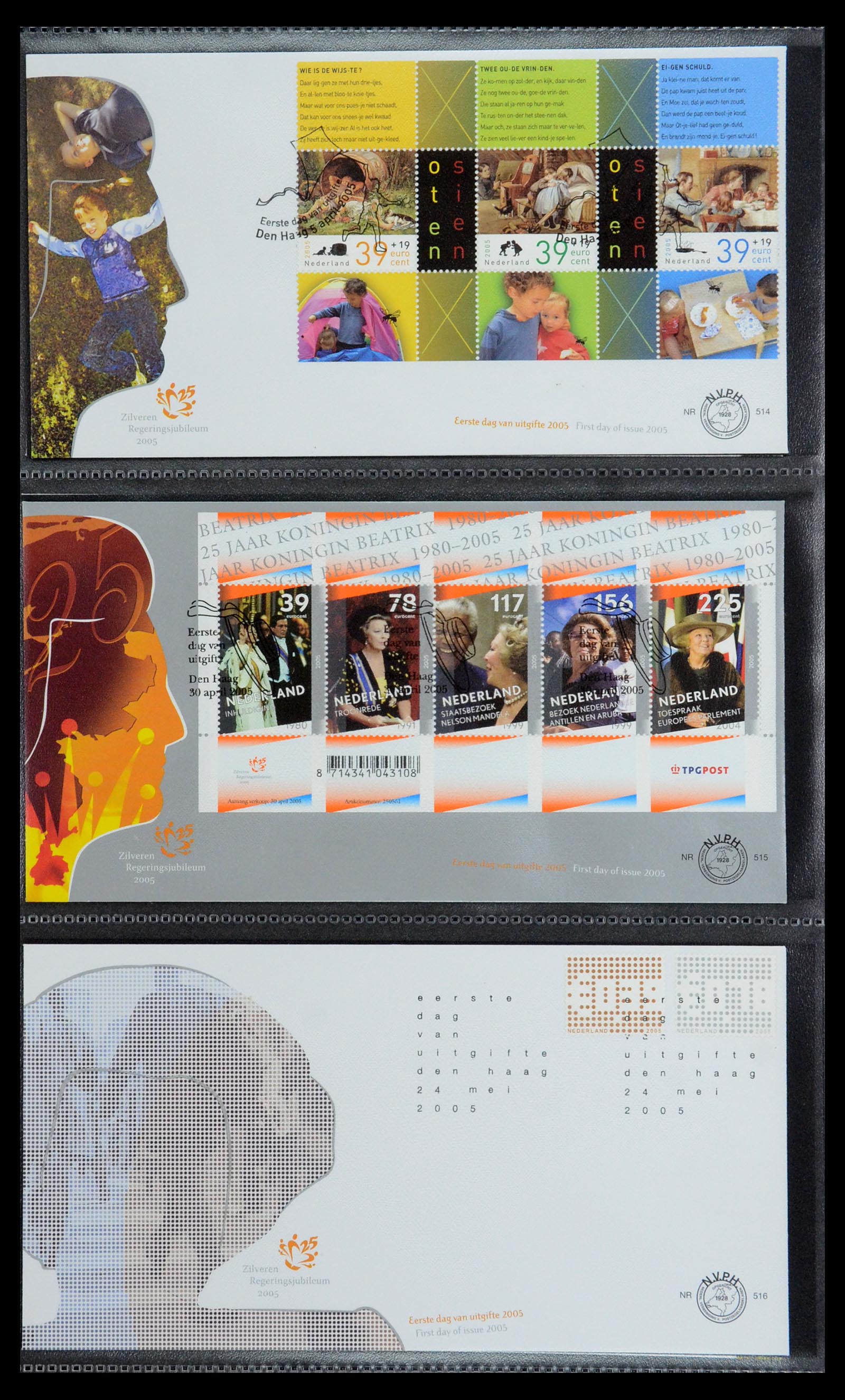 35946 046 - Postzegelverzameling 35946 Nederland FDC's 2000-2019.