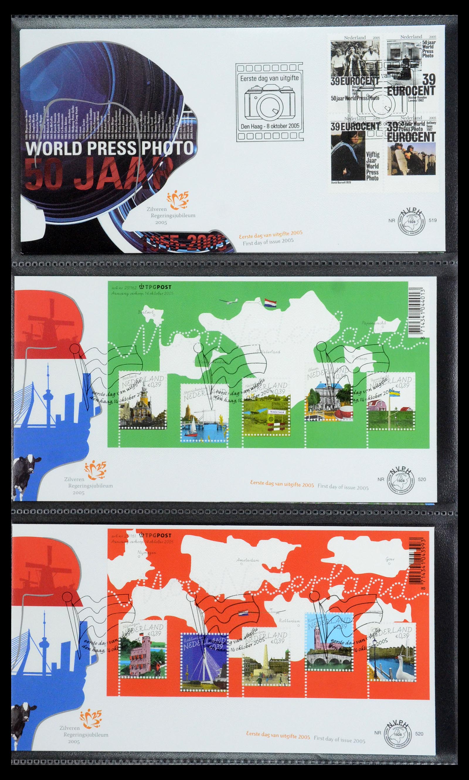 35946 048 - Postzegelverzameling 35946 Nederland FDC's 2000-2019.