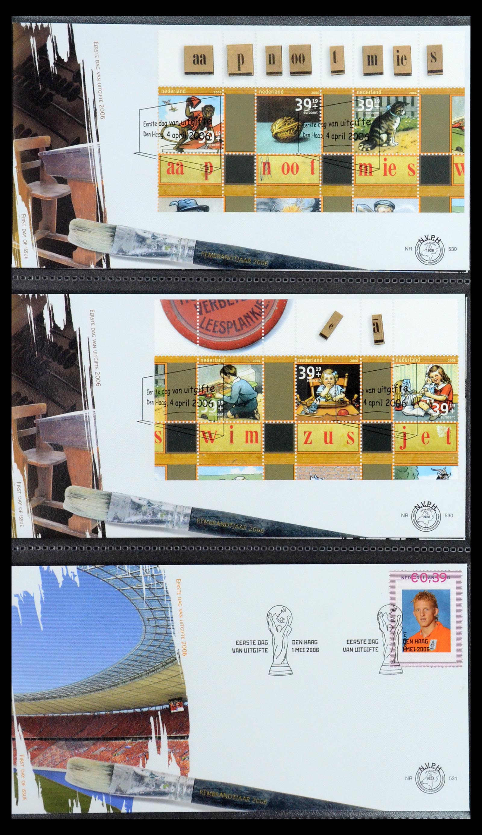 35946 053 - Postzegelverzameling 35946 Nederland FDC's 2000-2019.