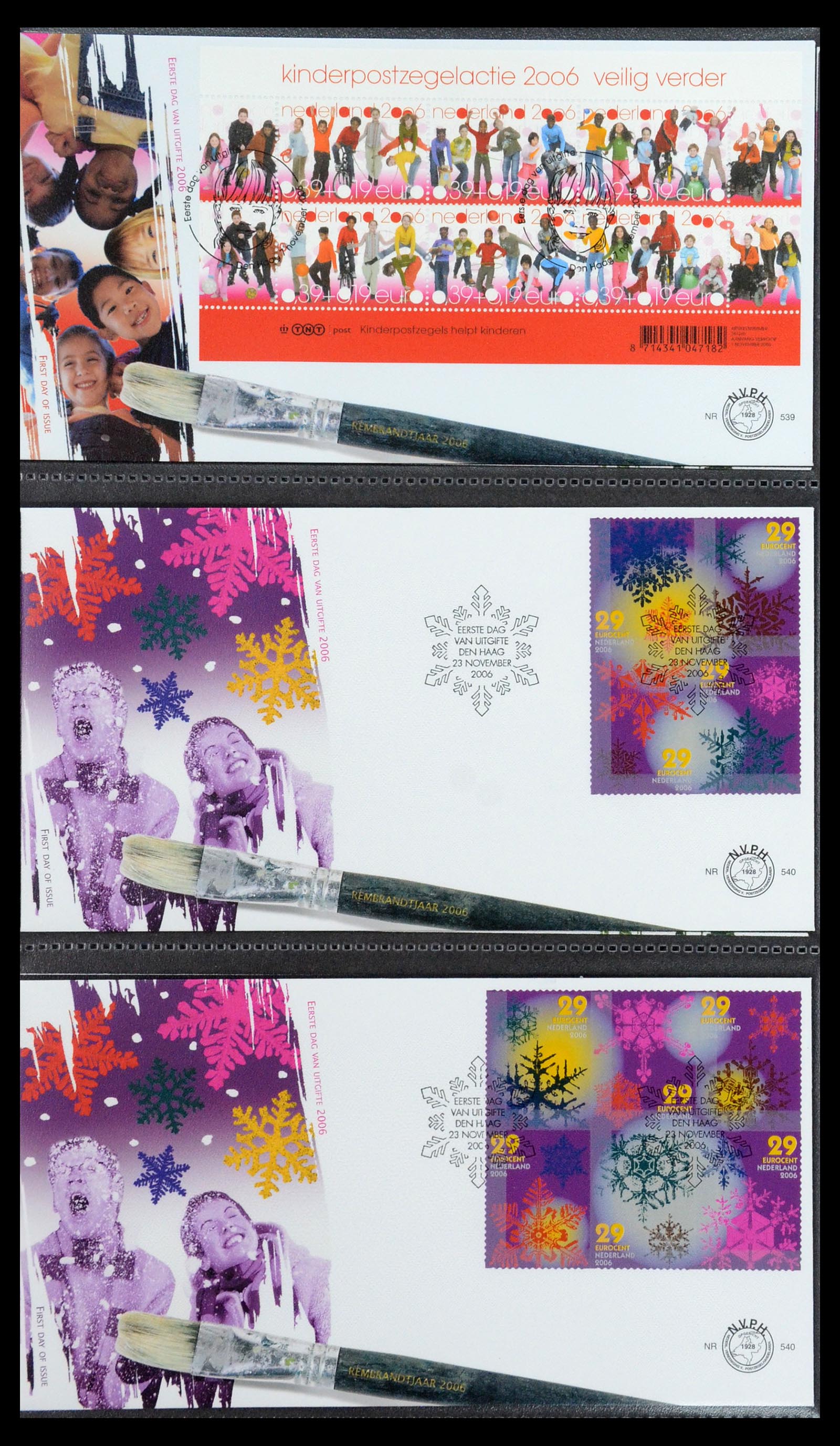 35946 057 - Postzegelverzameling 35946 Nederland FDC's 2000-2019.