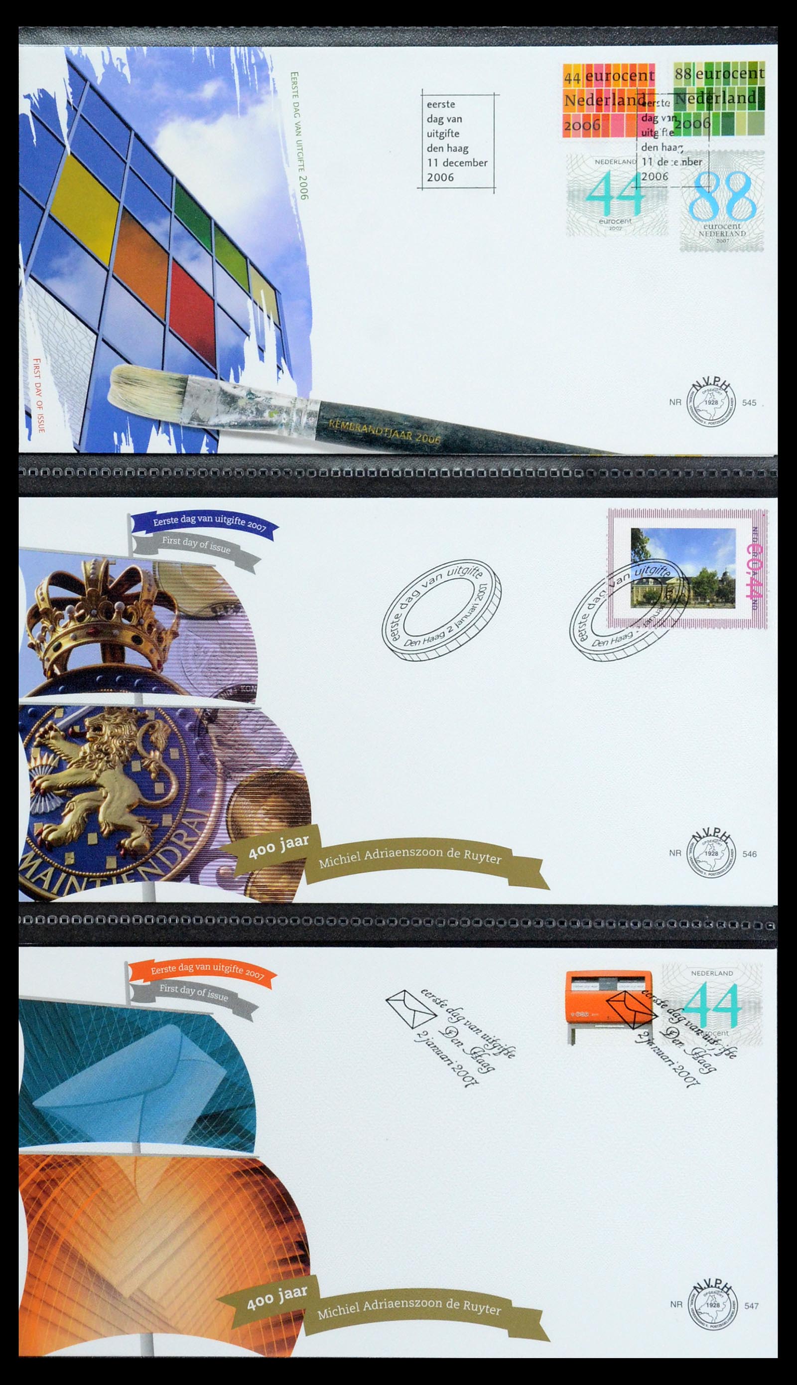 35946 060 - Postzegelverzameling 35946 Nederland FDC's 2000-2019.