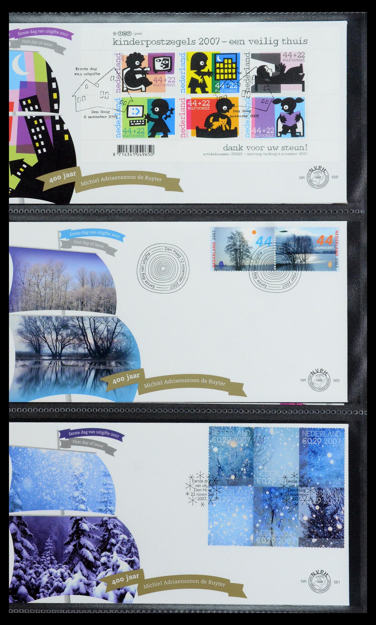 35946 066 - Stamp Collection 35946 Netherlands FDC's 2000-2019.