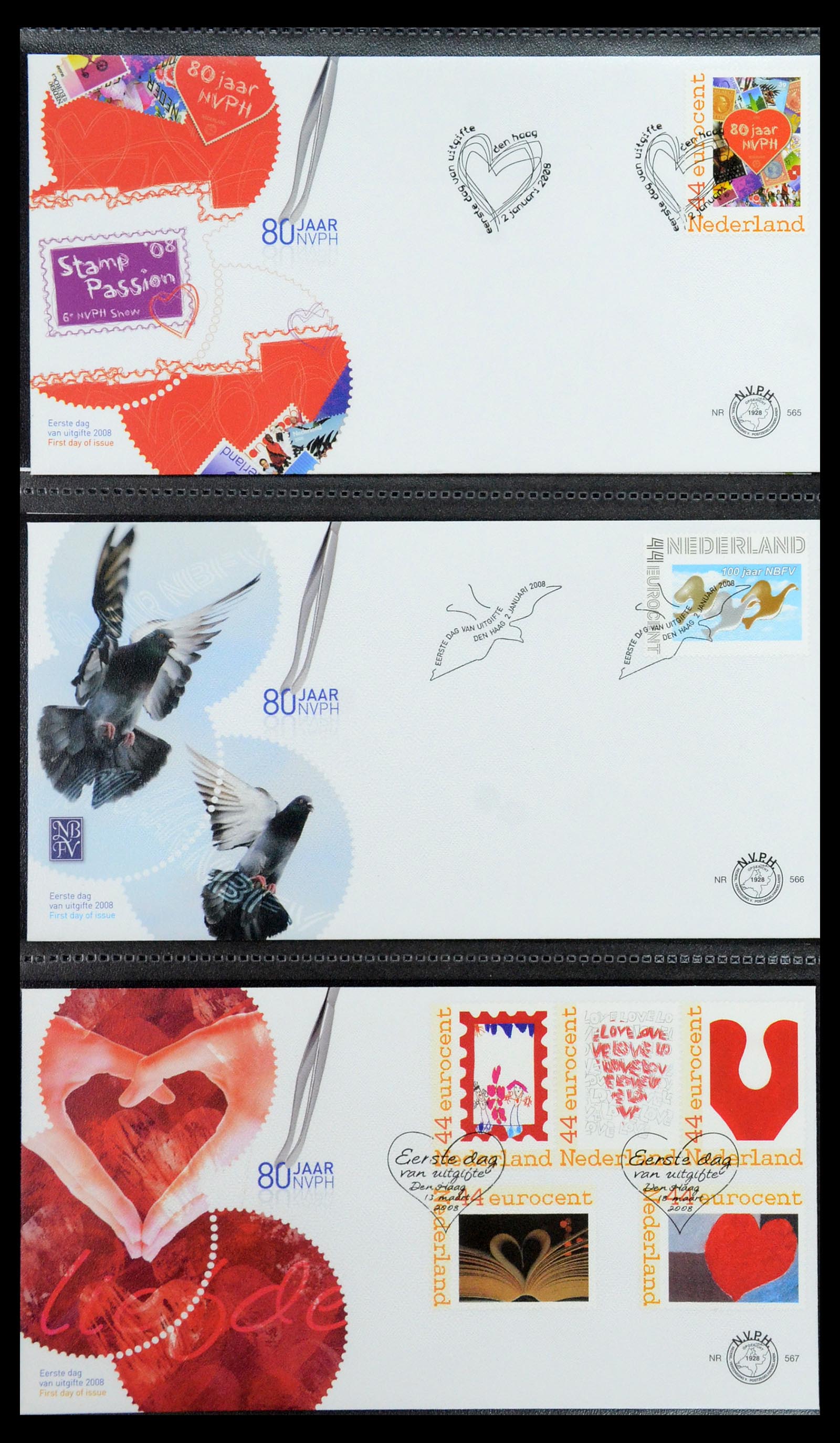 35946 069 - Stamp Collection 35946 Netherlands FDC's 2000-2019.