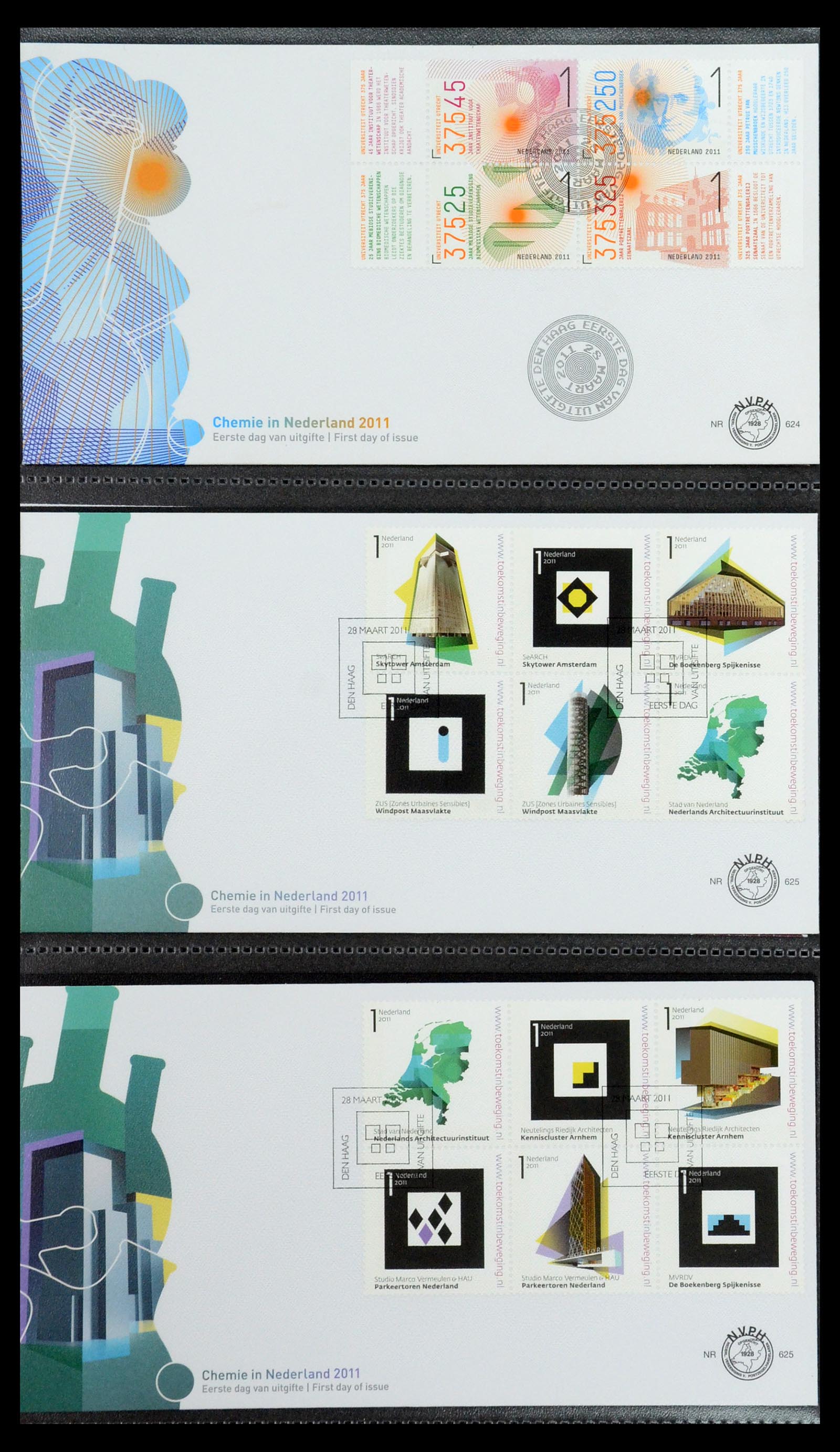 35946 093 - Stamp Collection 35946 Netherlands FDC's 2000-2019.
