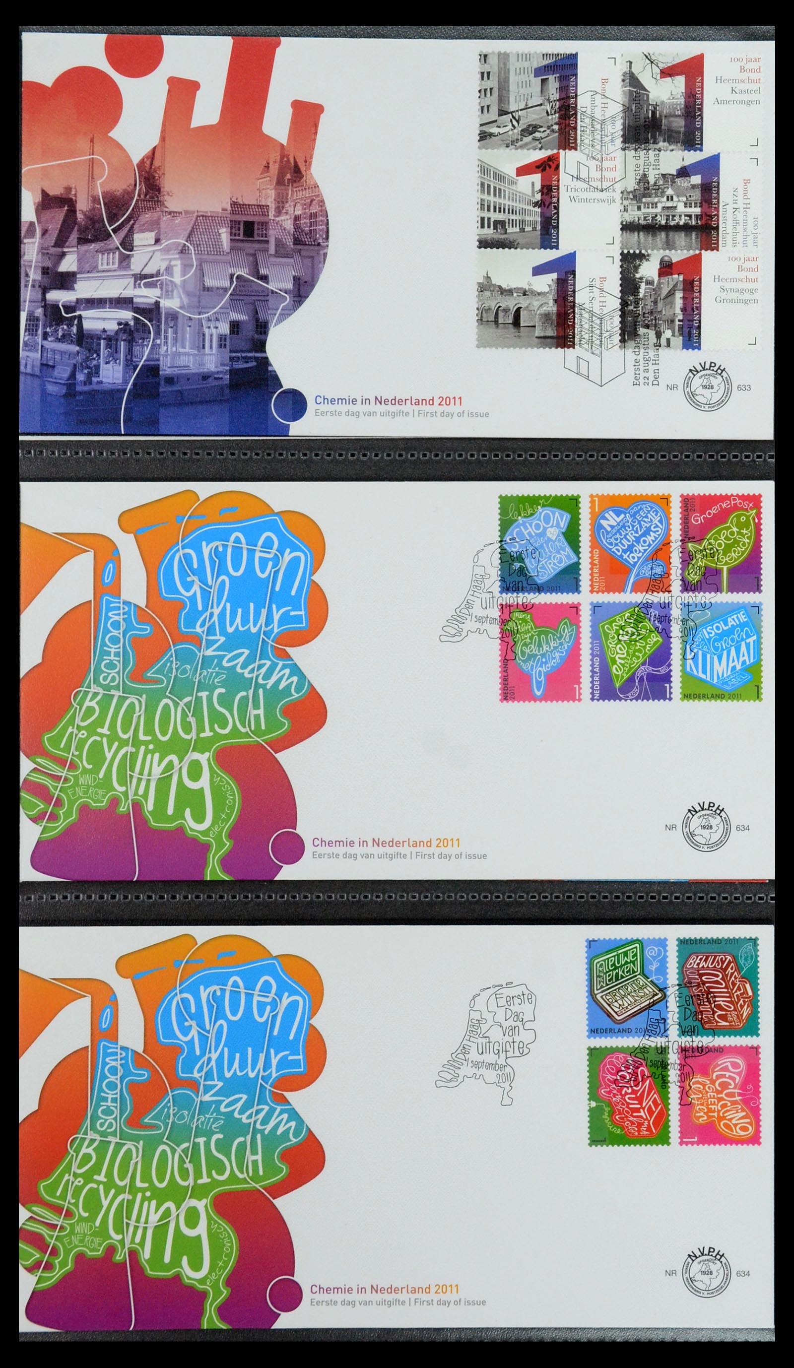 35946 097 - Stamp Collection 35946 Netherlands FDC's 2000-2019.