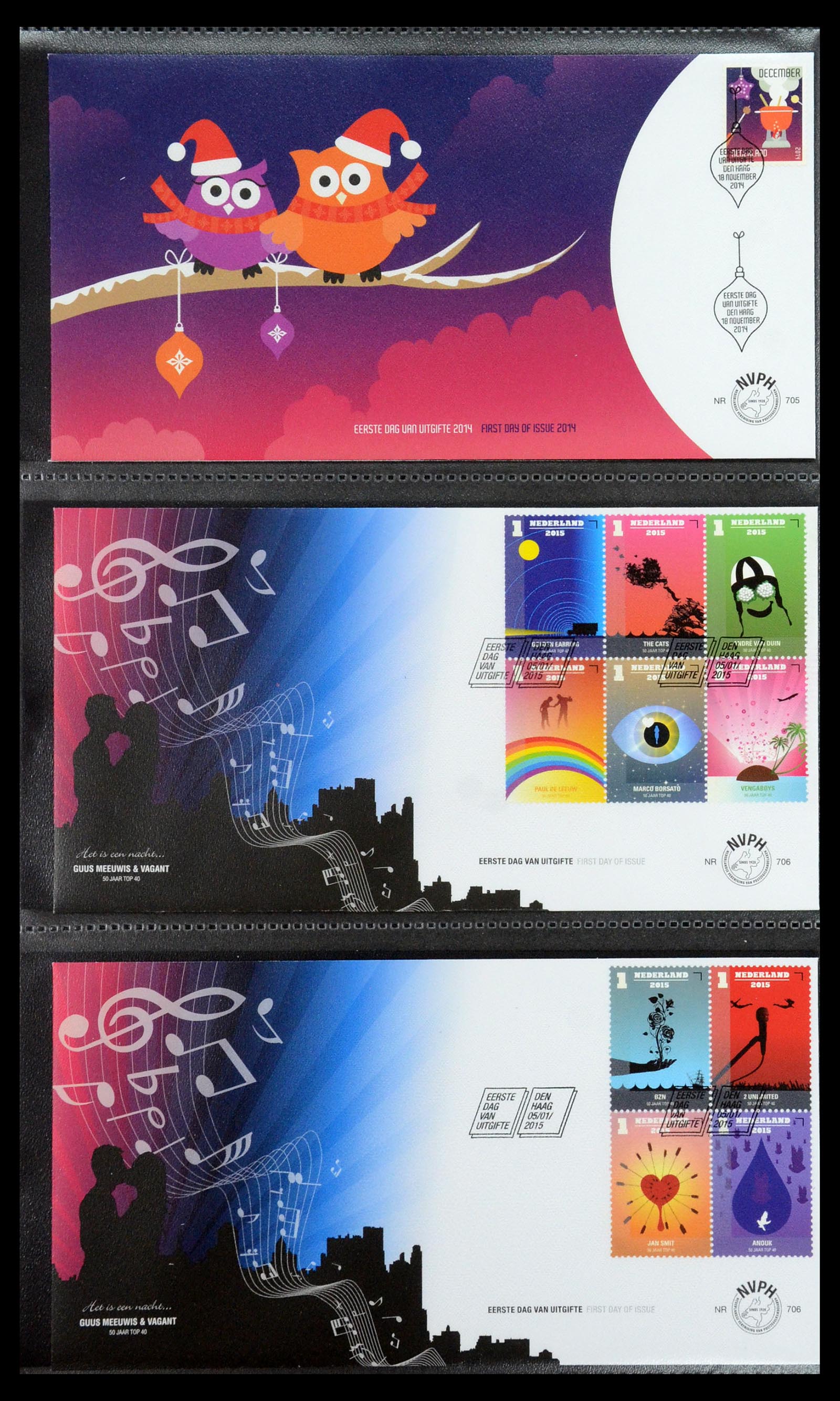 35946 129 - Postzegelverzameling 35946 Nederland FDC's 2000-2019.