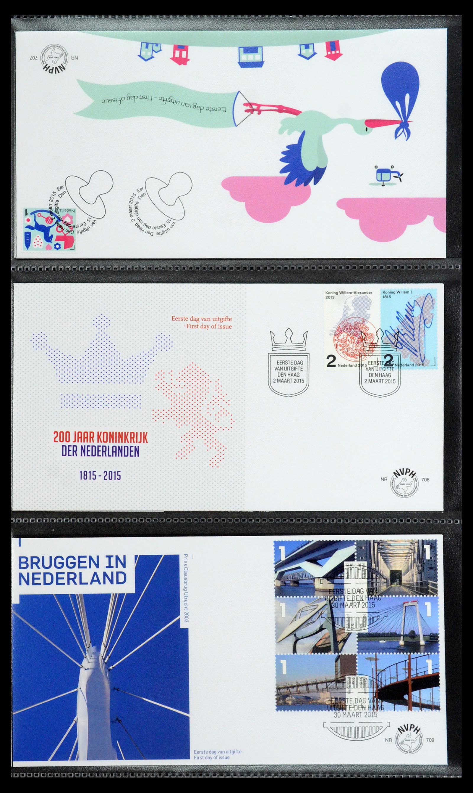 35946 130 - Postzegelverzameling 35946 Nederland FDC's 2000-2019.