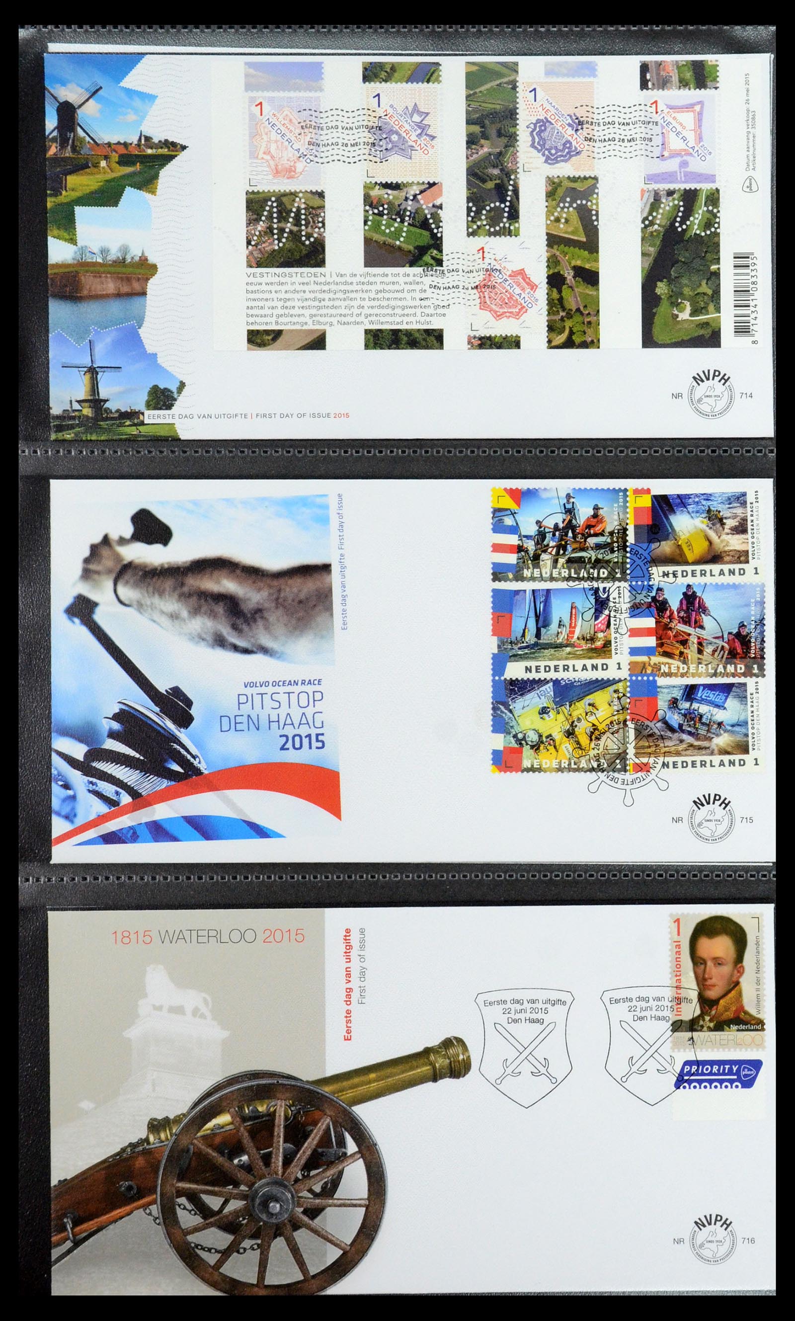 35946 133 - Postzegelverzameling 35946 Nederland FDC's 2000-2019.
