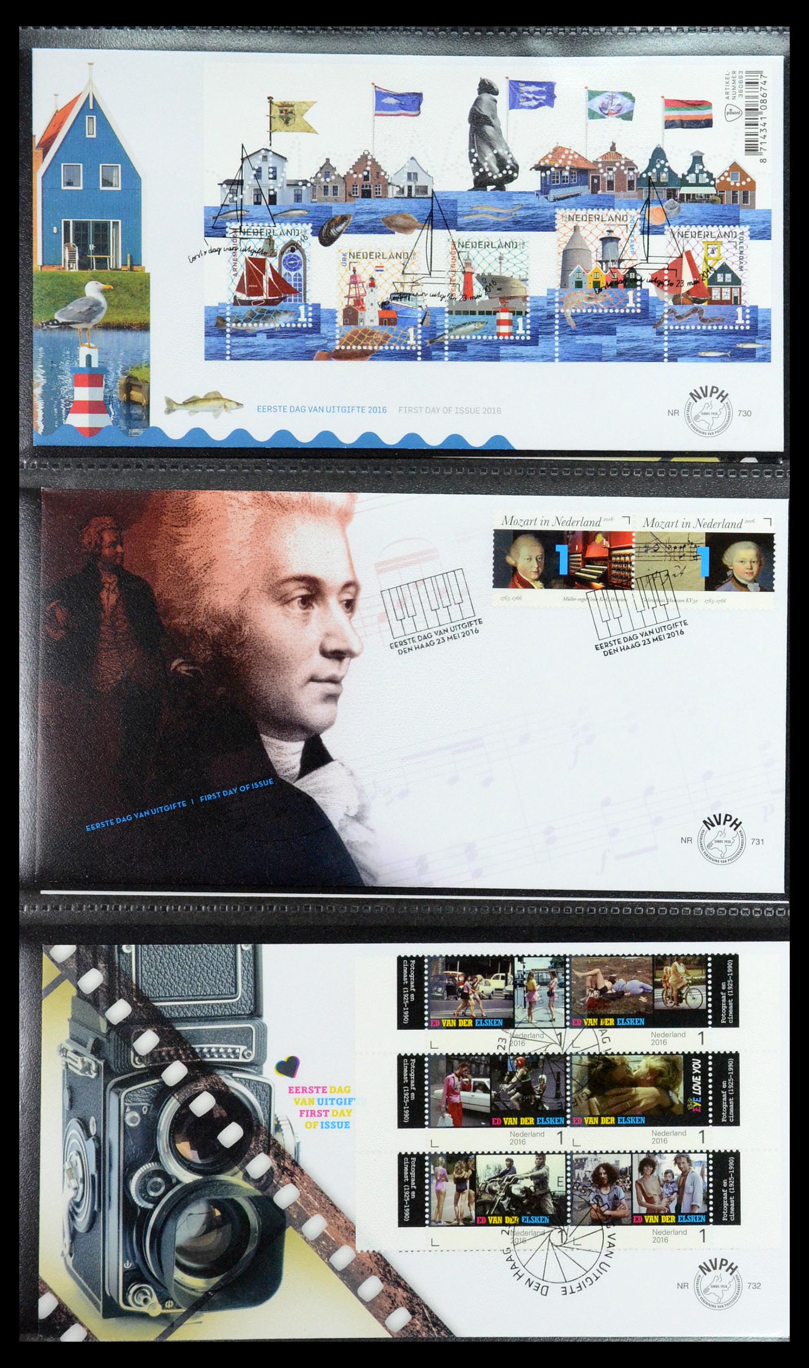 35946 141 - Postzegelverzameling 35946 Nederland FDC's 2000-2019.