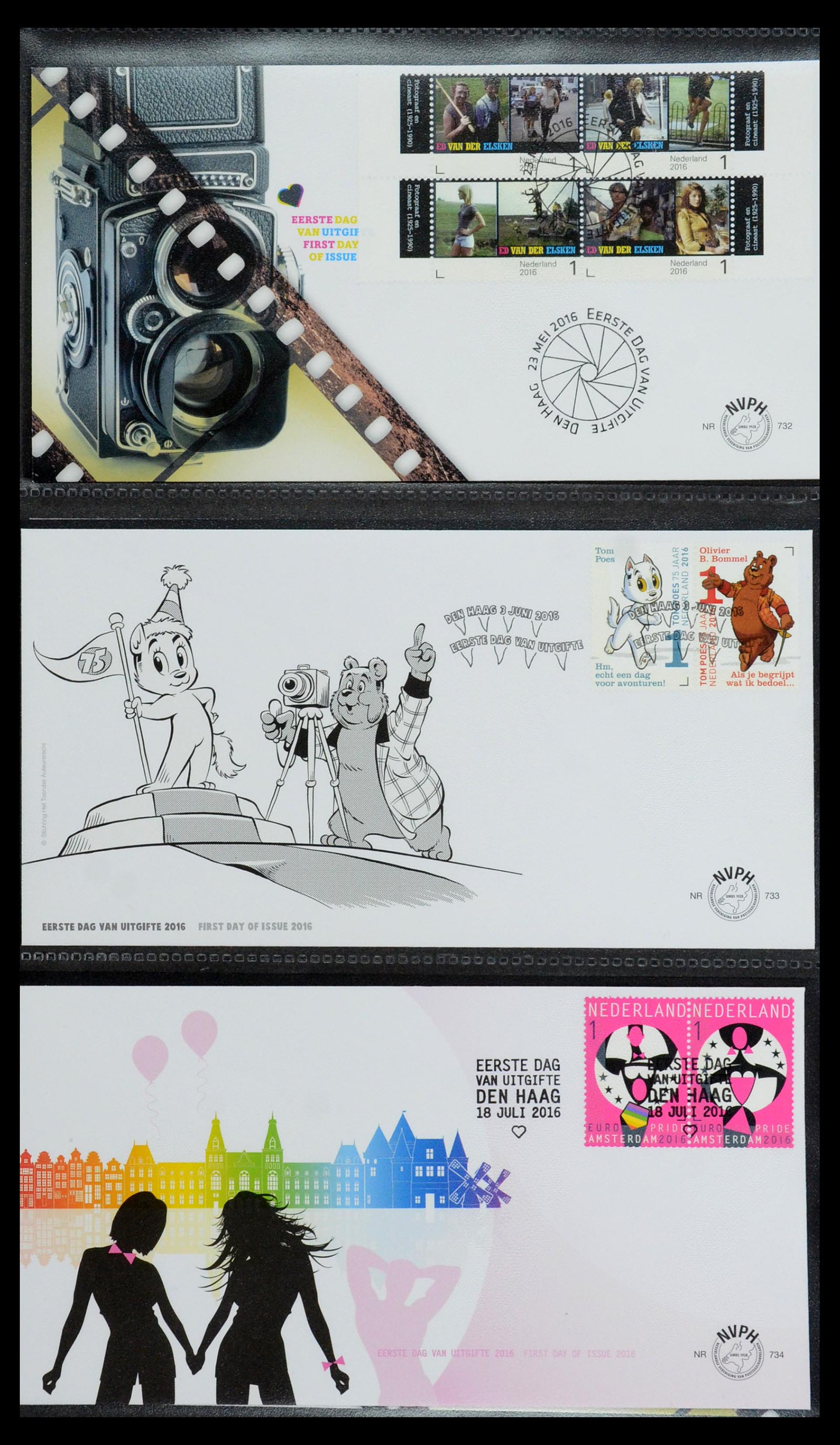 35946 142 - Postzegelverzameling 35946 Nederland FDC's 2000-2019.