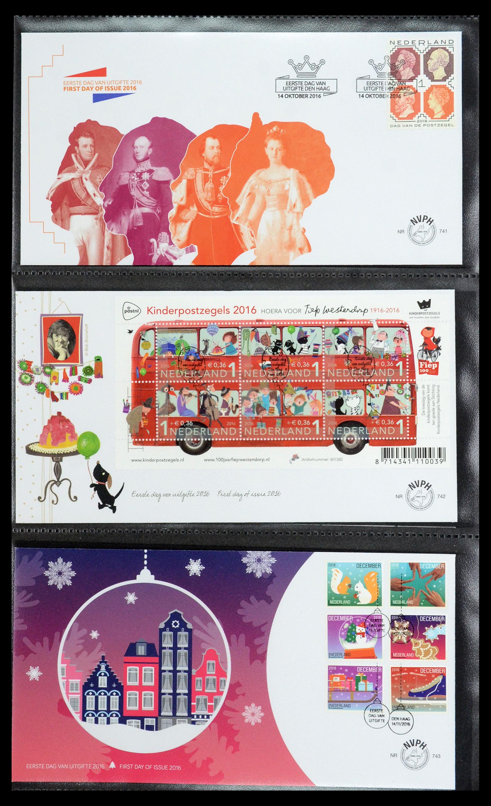 35946 146 - Stamp Collection 35946 Netherlands FDC's 2000-2019.