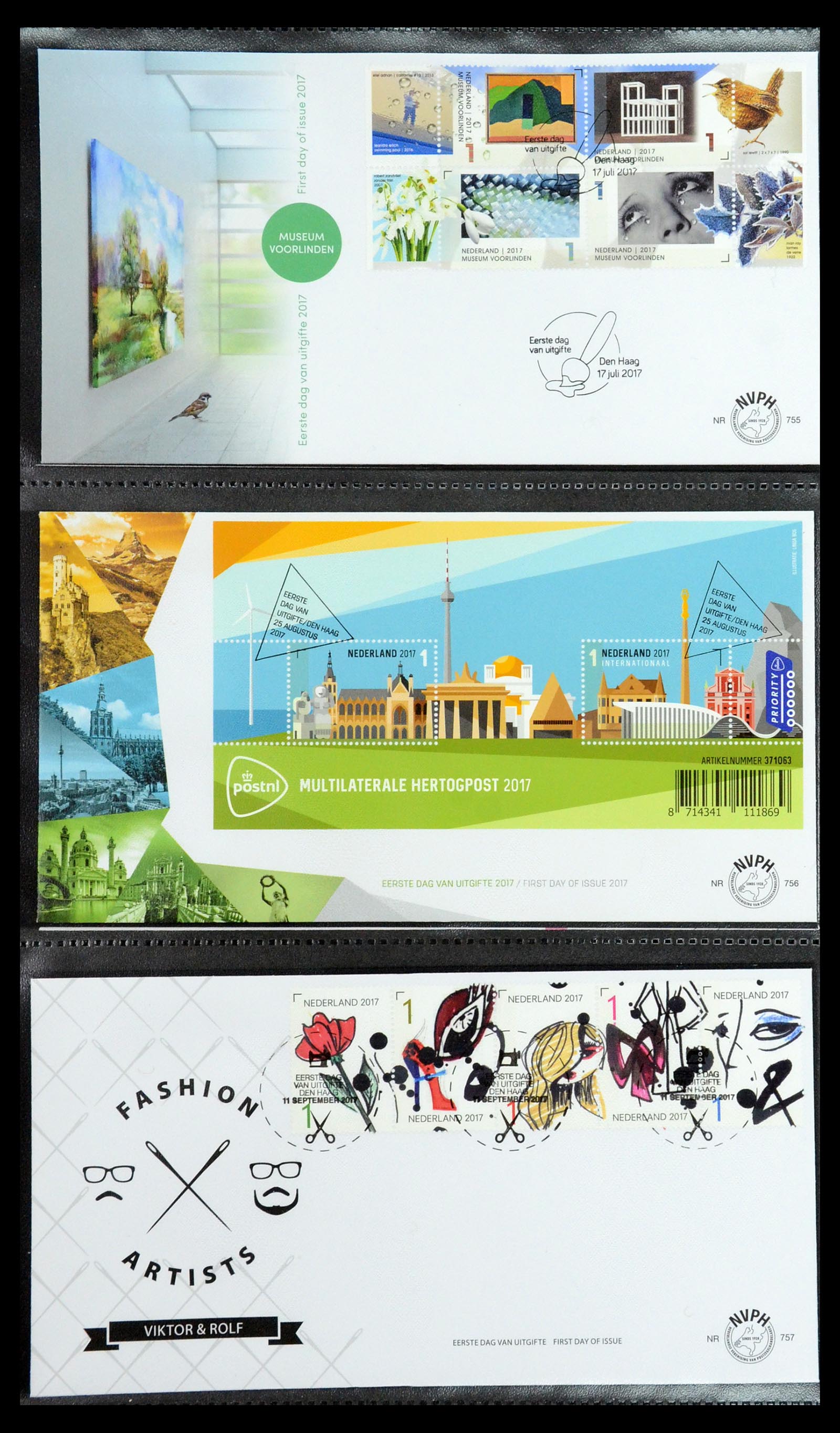 35946 153 - Postzegelverzameling 35946 Nederland FDC's 2000-2019.