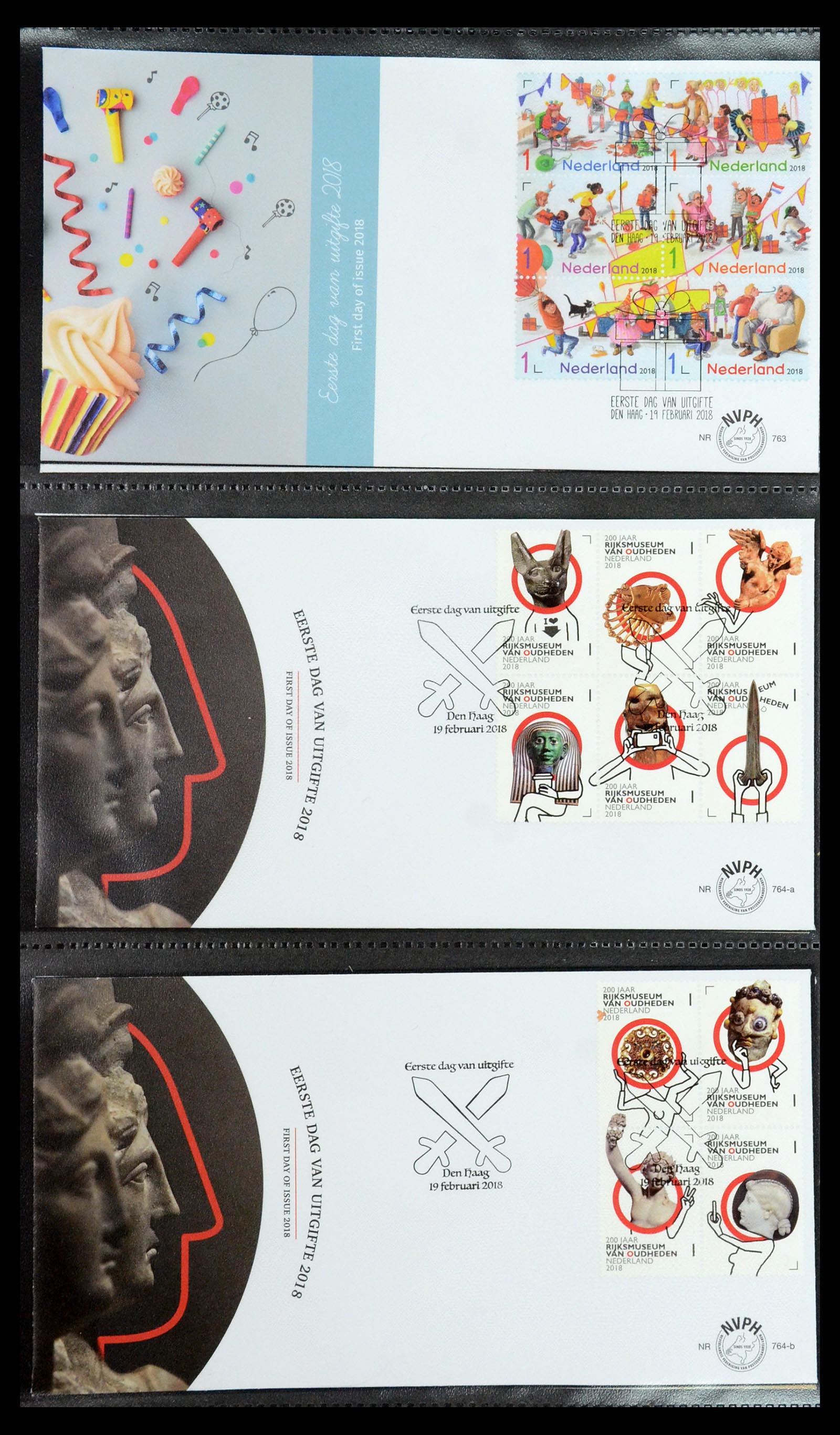 35946 157 - Postzegelverzameling 35946 Nederland FDC's 2000-2019.