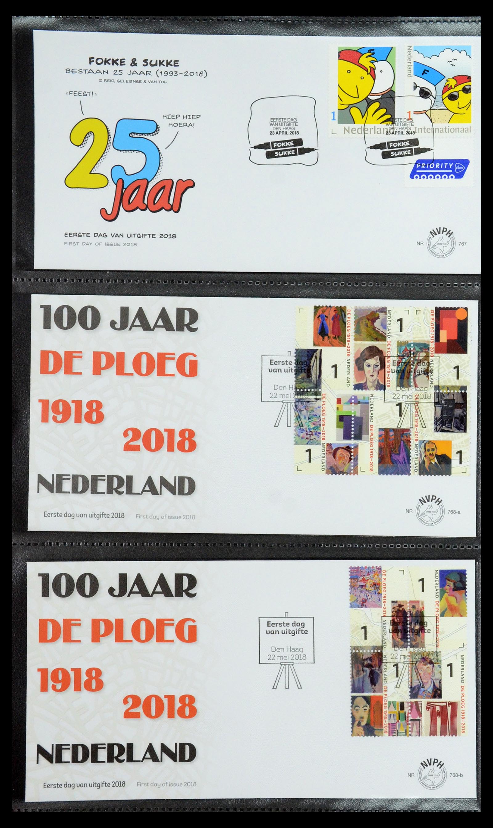 35946 159 - Postzegelverzameling 35946 Nederland FDC's 2000-2019.