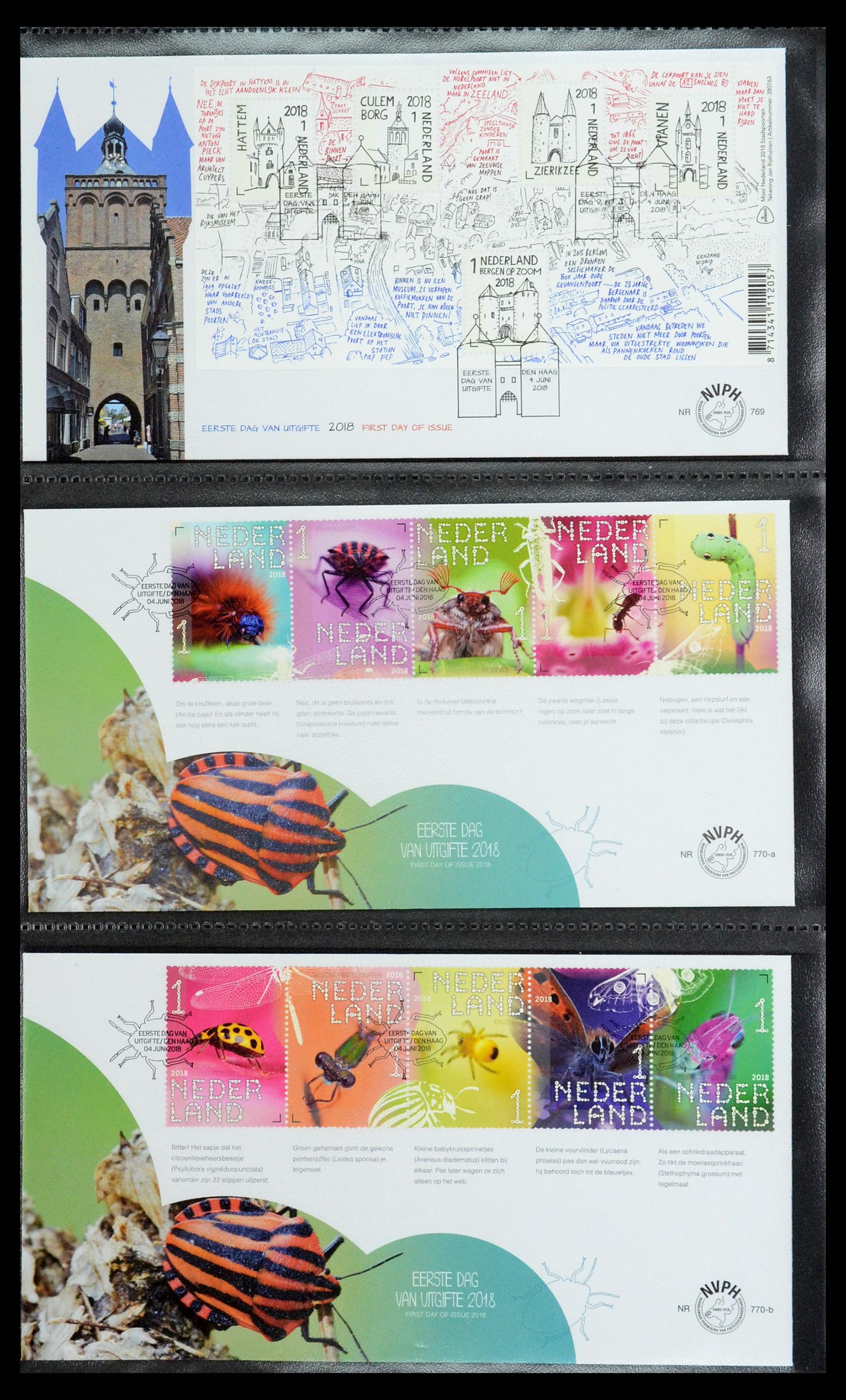35946 160 - Stamp Collection 35946 Netherlands FDC's 2000-2019.