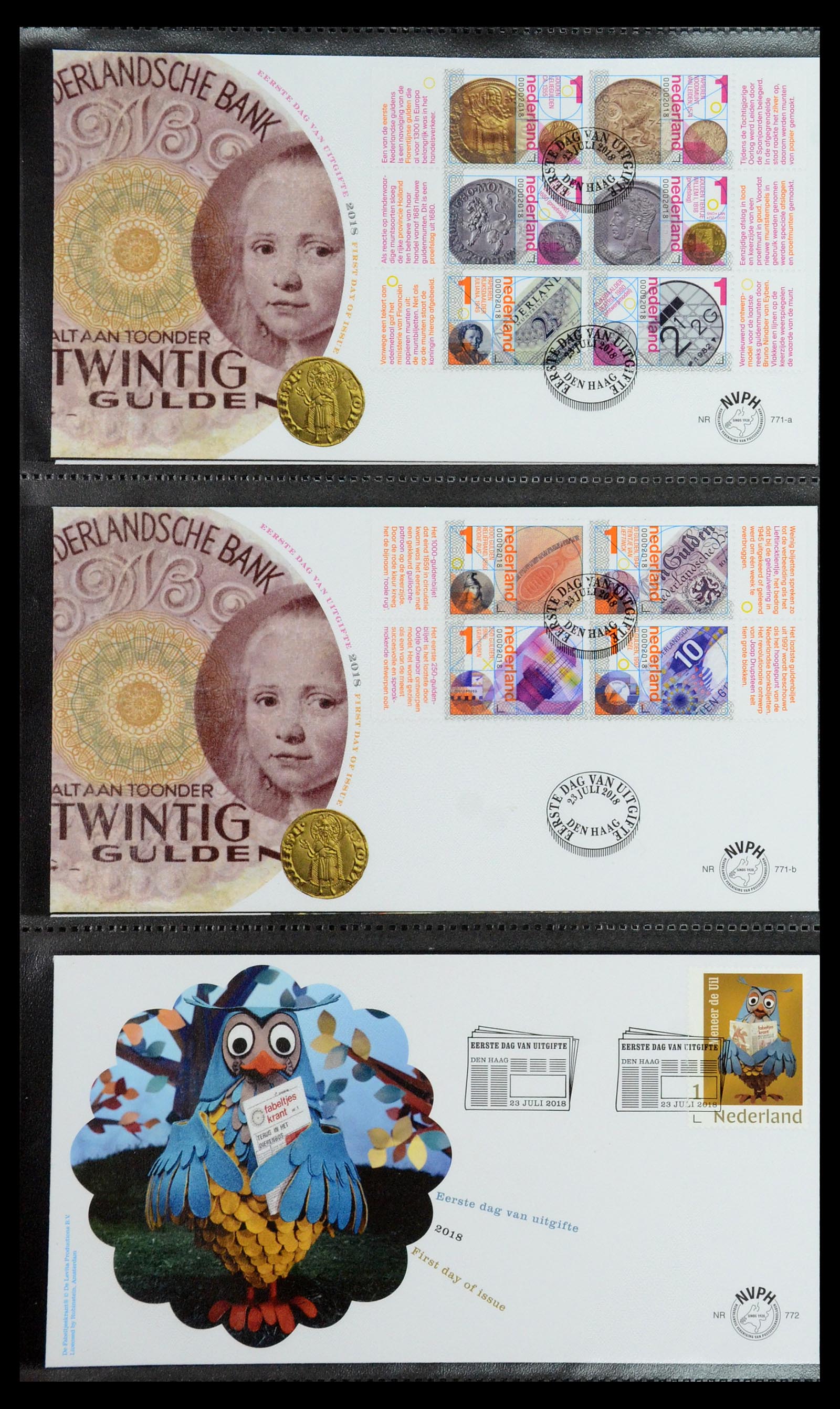 35946 161 - Postzegelverzameling 35946 Nederland FDC's 2000-2019.