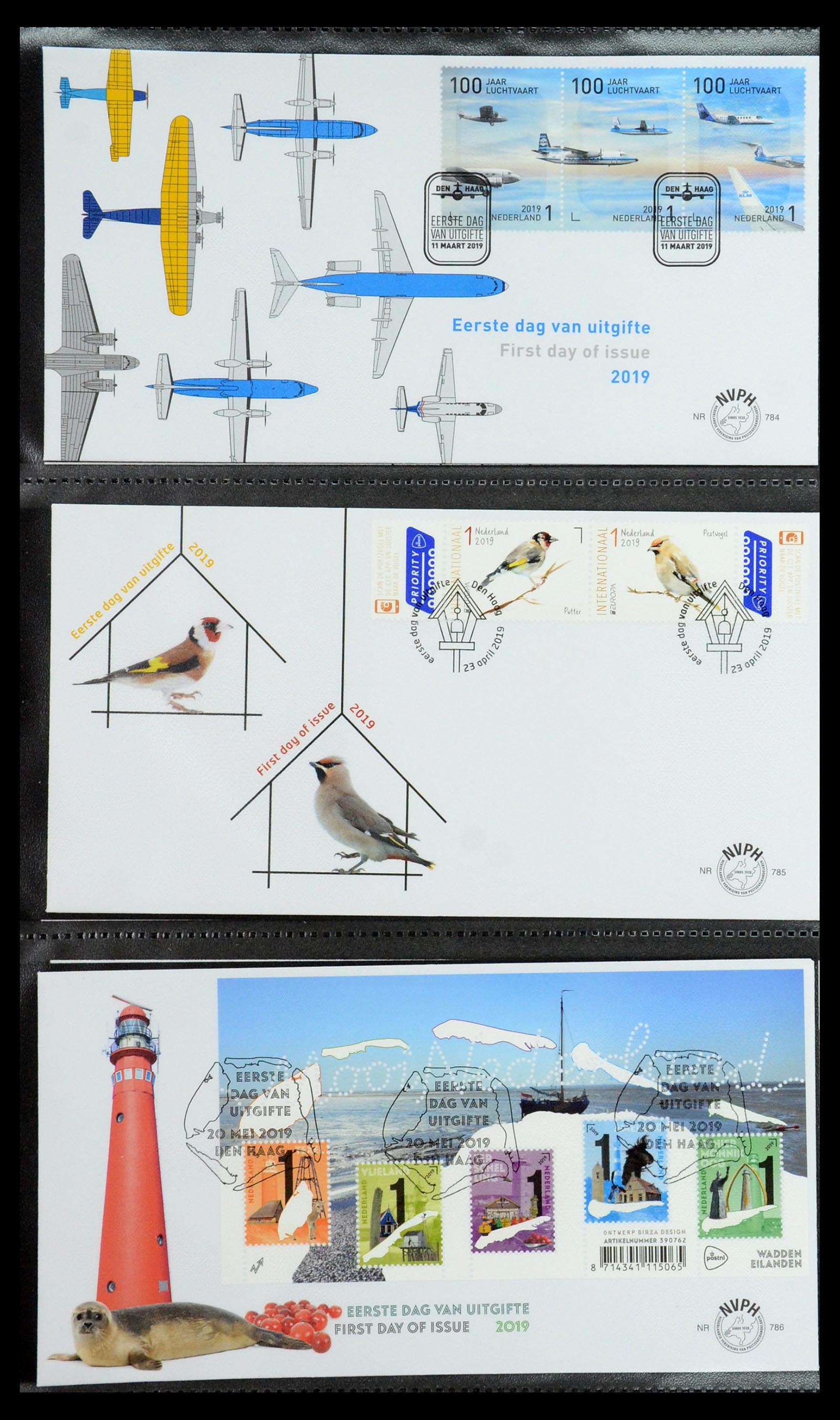 35946 167 - Stamp Collection 35946 Netherlands FDC's 2000-2019.