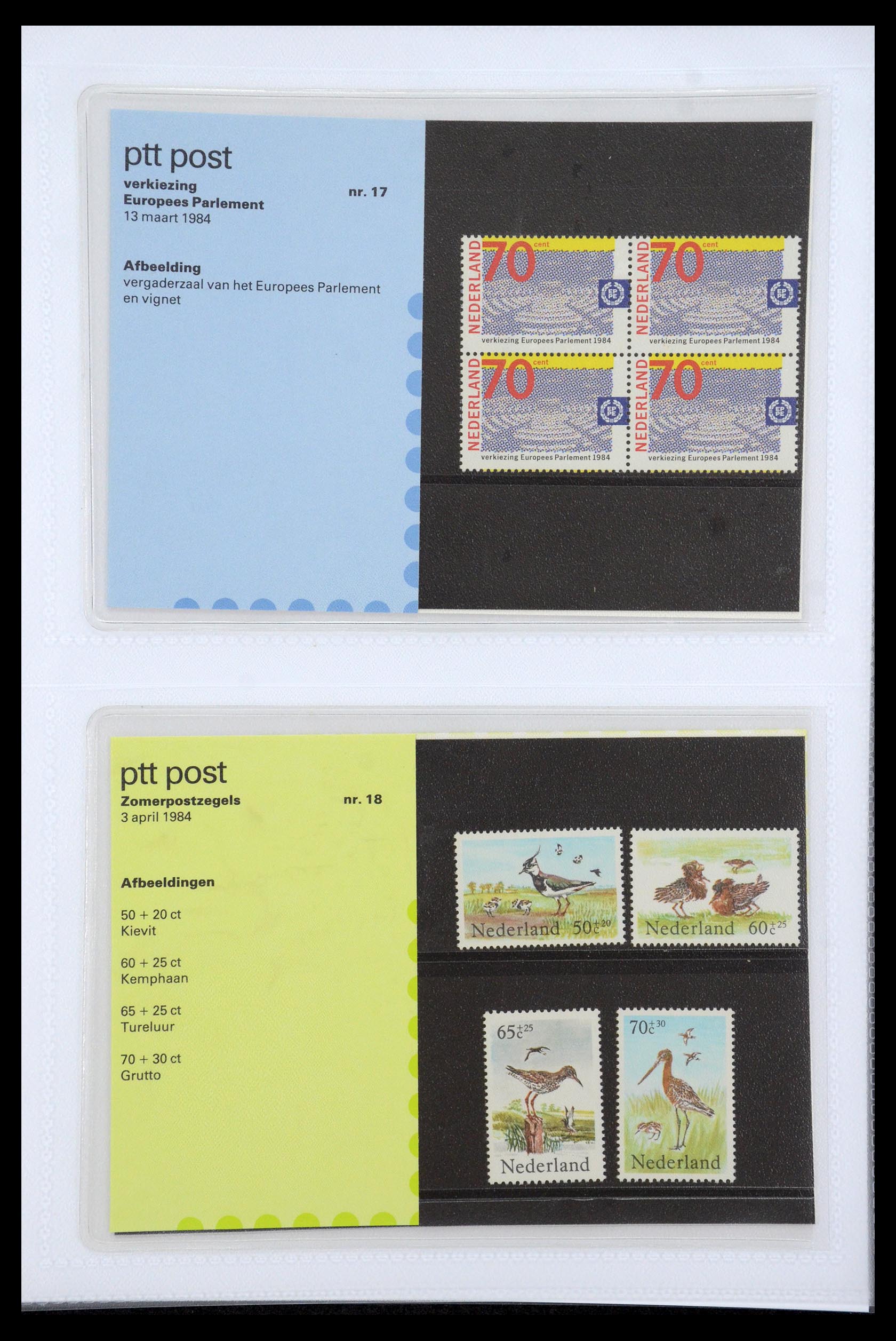 35947 009 - Postzegelverzameling 35947 Nederland PTT mapjes 1982-2019!