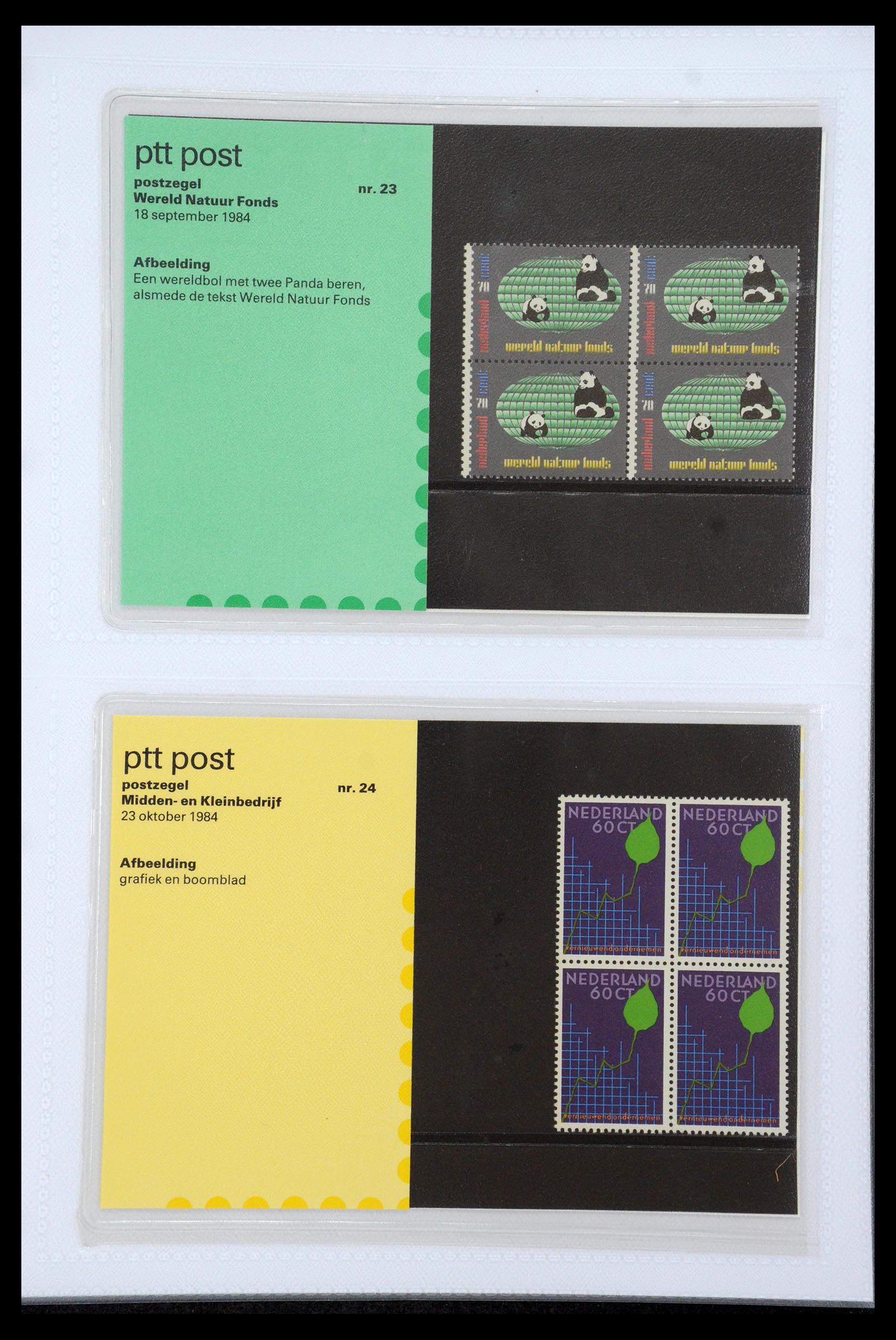 35947 012 - Postzegelverzameling 35947 Nederland PTT mapjes 1982-2019!