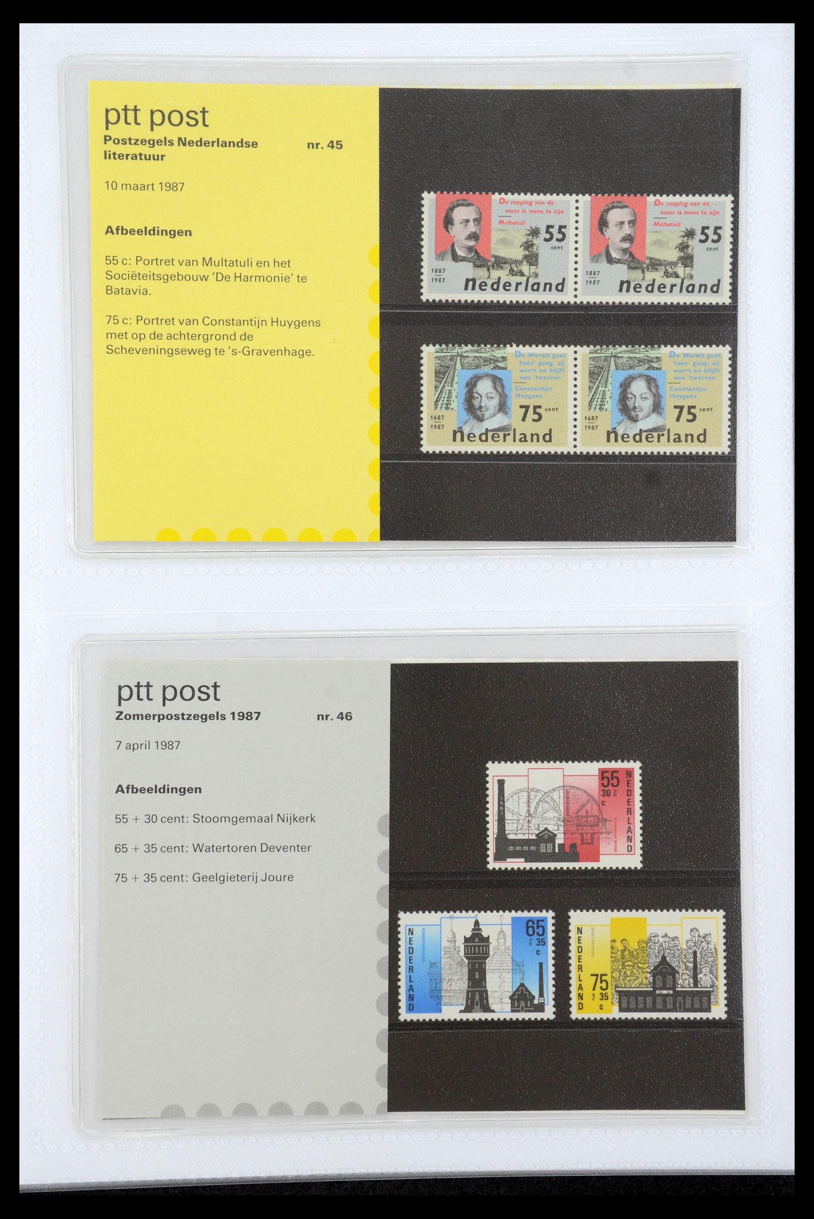 35947 023 - Stamp Collection 35947 Netherlands PTT presentation packs 1982-2019!