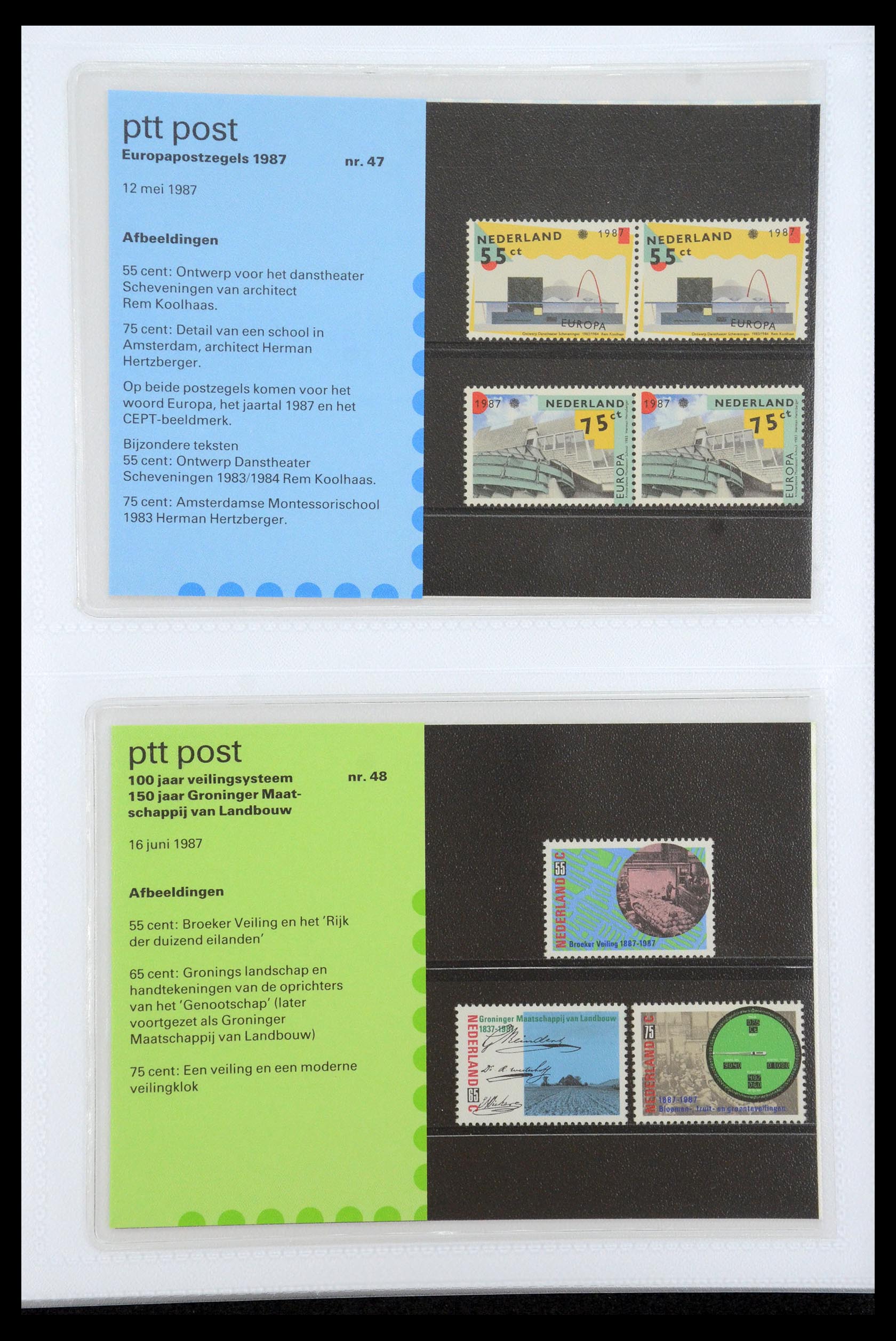 35947 024 - Postzegelverzameling 35947 Nederland PTT mapjes 1982-2019!