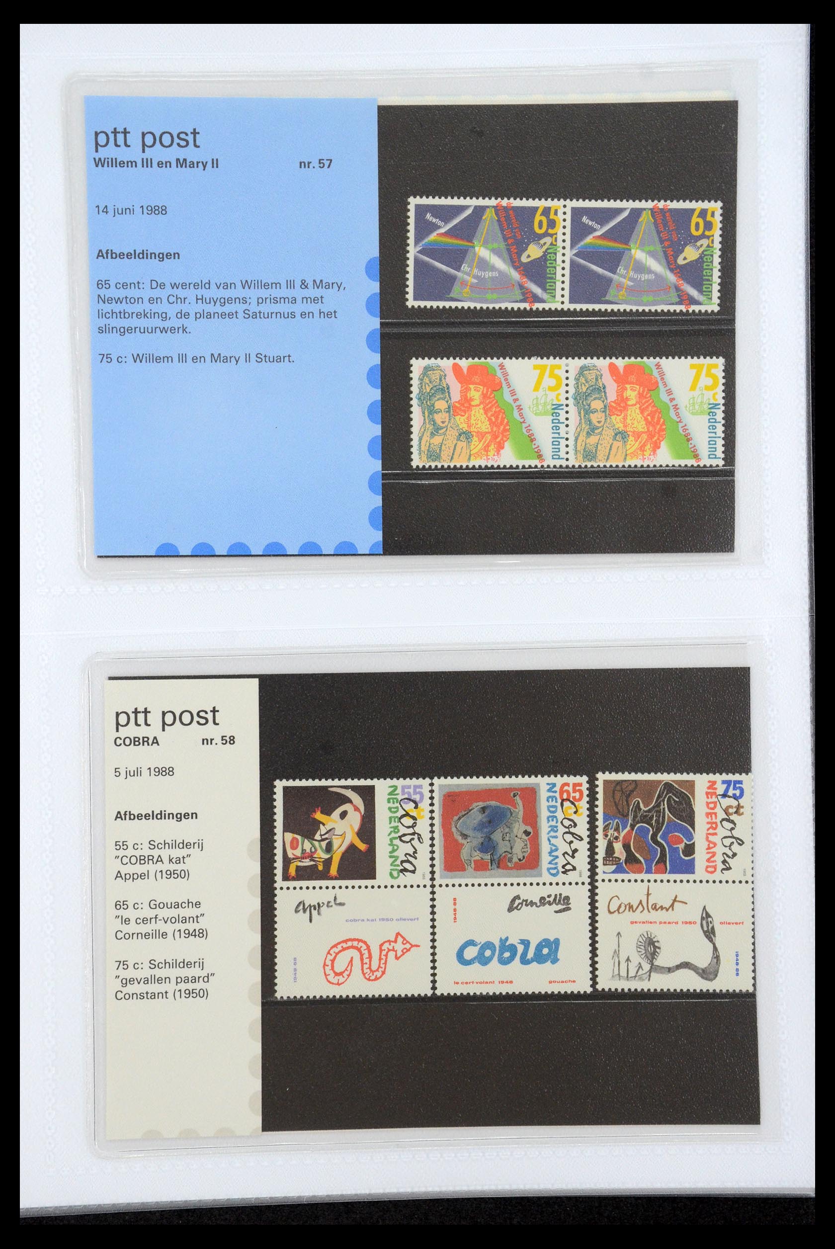 35947 029 - Stamp Collection 35947 Netherlands PTT presentation packs 1982-2019!
