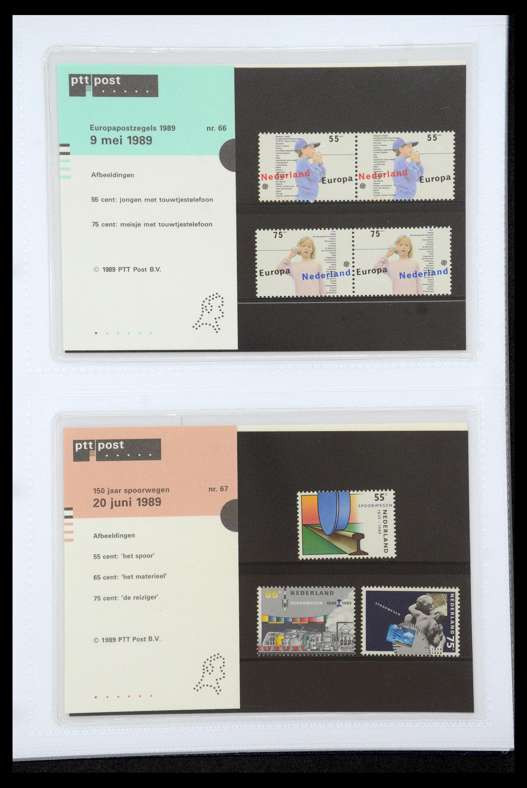 35947 034 - Stamp Collection 35947 Netherlands PTT presentation packs 1982-2019!