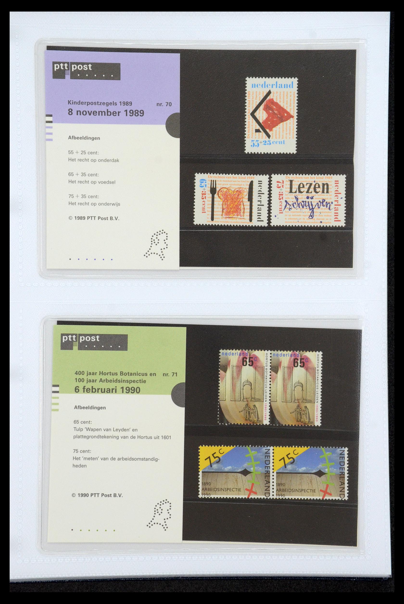 35947 036 - Postzegelverzameling 35947 Nederland PTT mapjes 1982-2019!