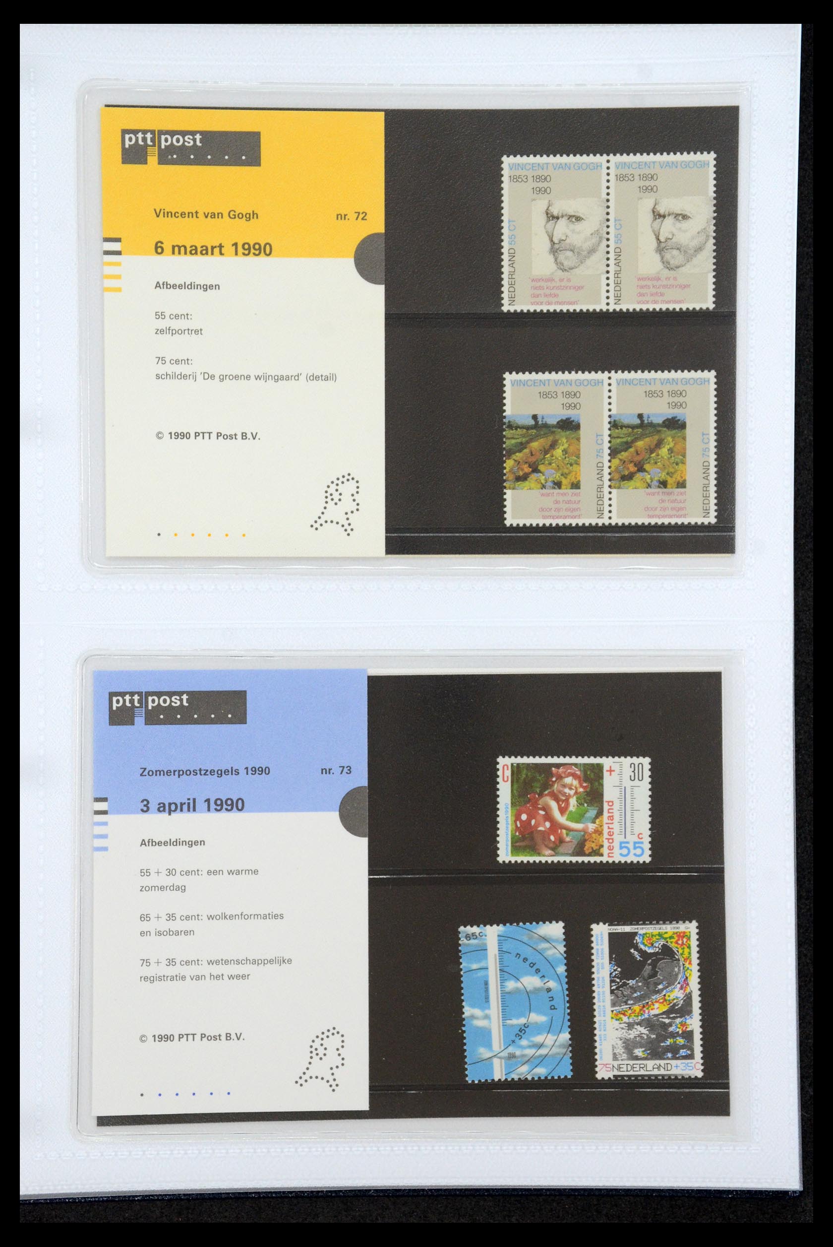 35947 037 - Postzegelverzameling 35947 Nederland PTT mapjes 1982-2019!