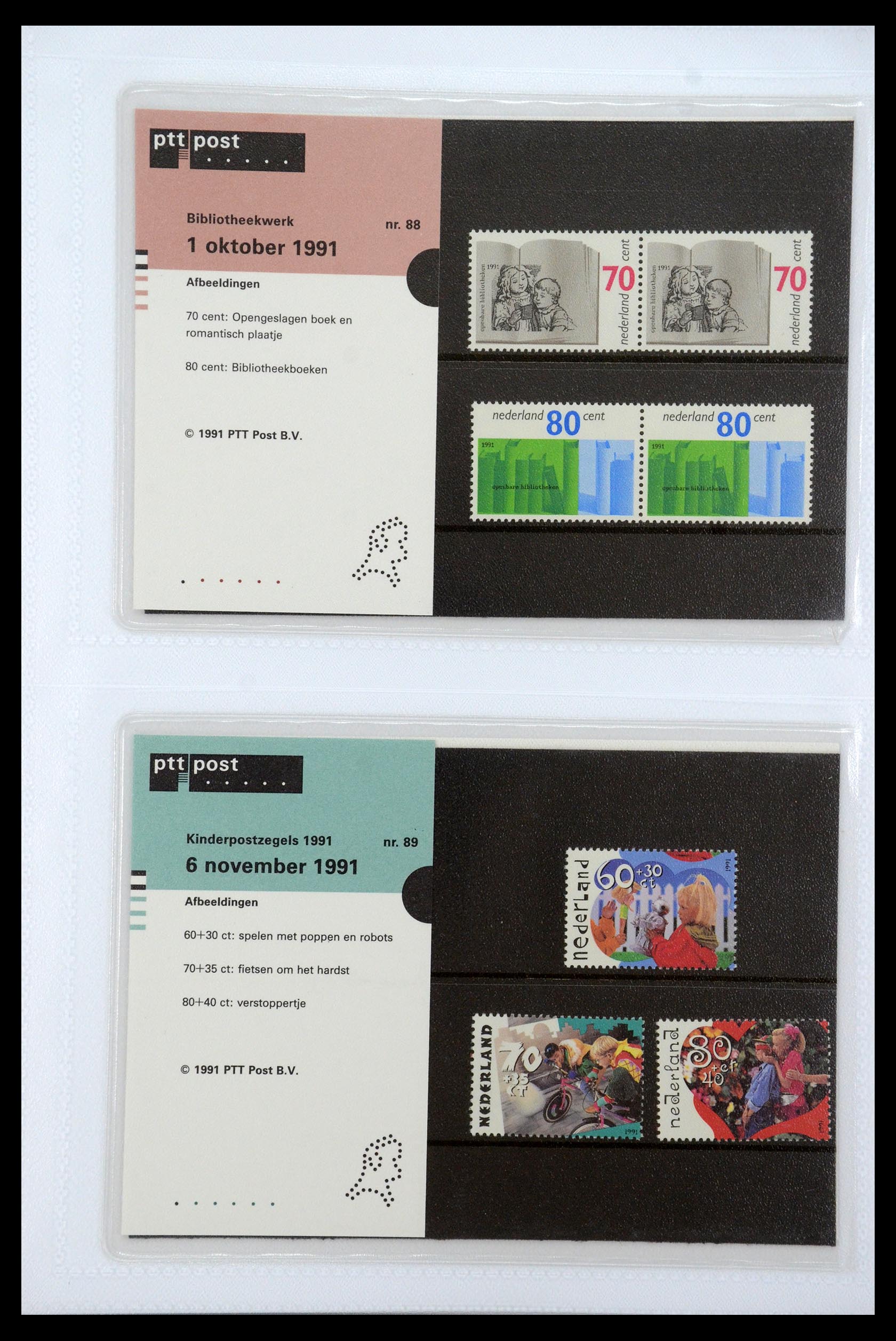 35947 045 - Postzegelverzameling 35947 Nederland PTT mapjes 1982-2019!