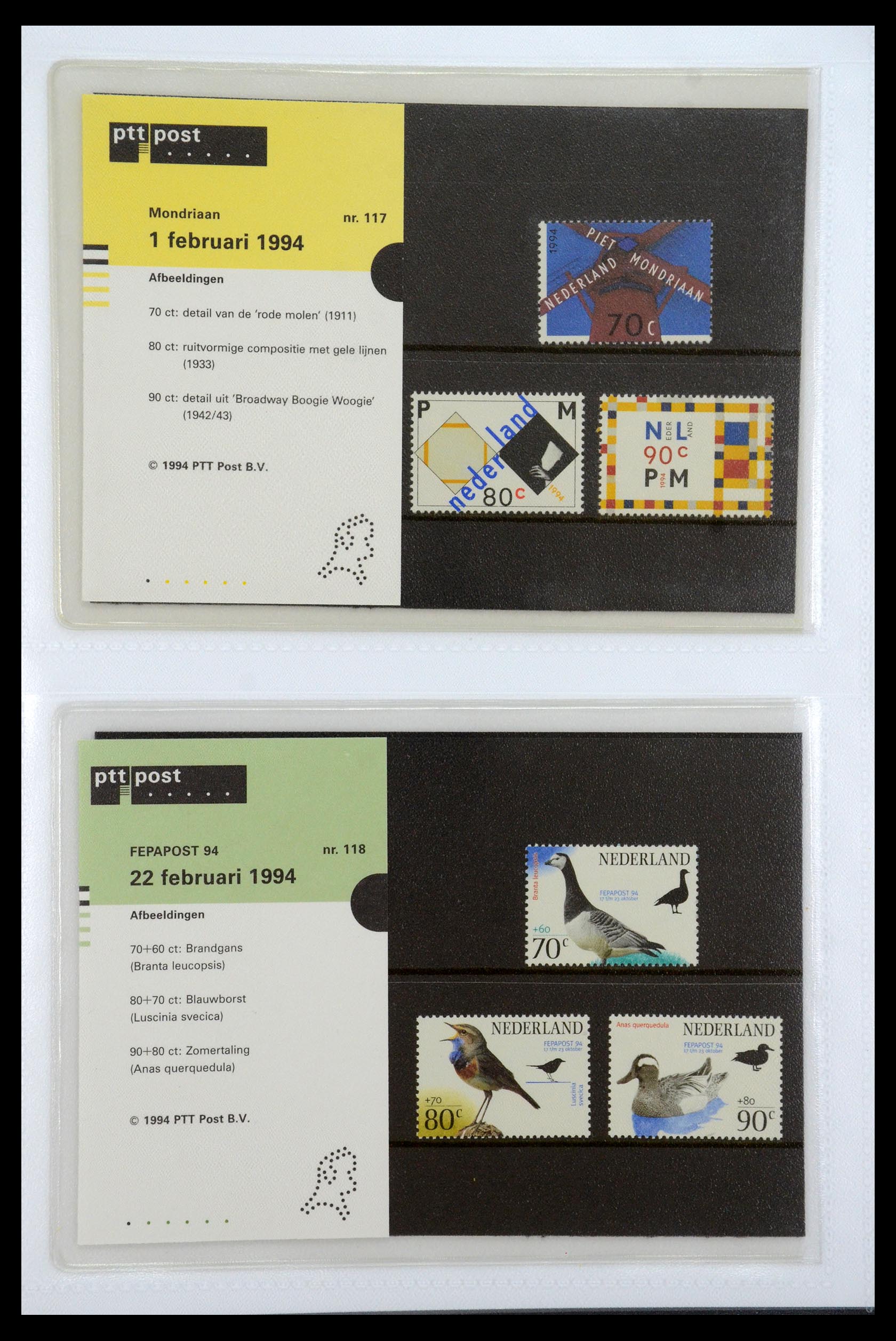 35947 061 - Postzegelverzameling 35947 Nederland PTT mapjes 1982-2019!