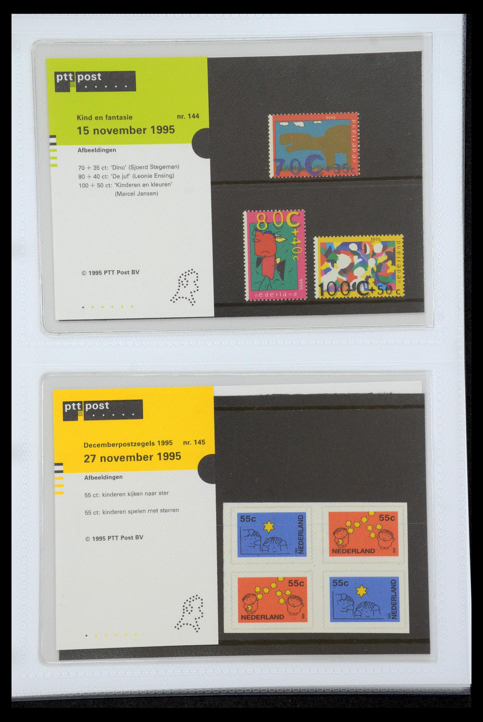 35947 075 - Postzegelverzameling 35947 Nederland PTT mapjes 1982-2019!