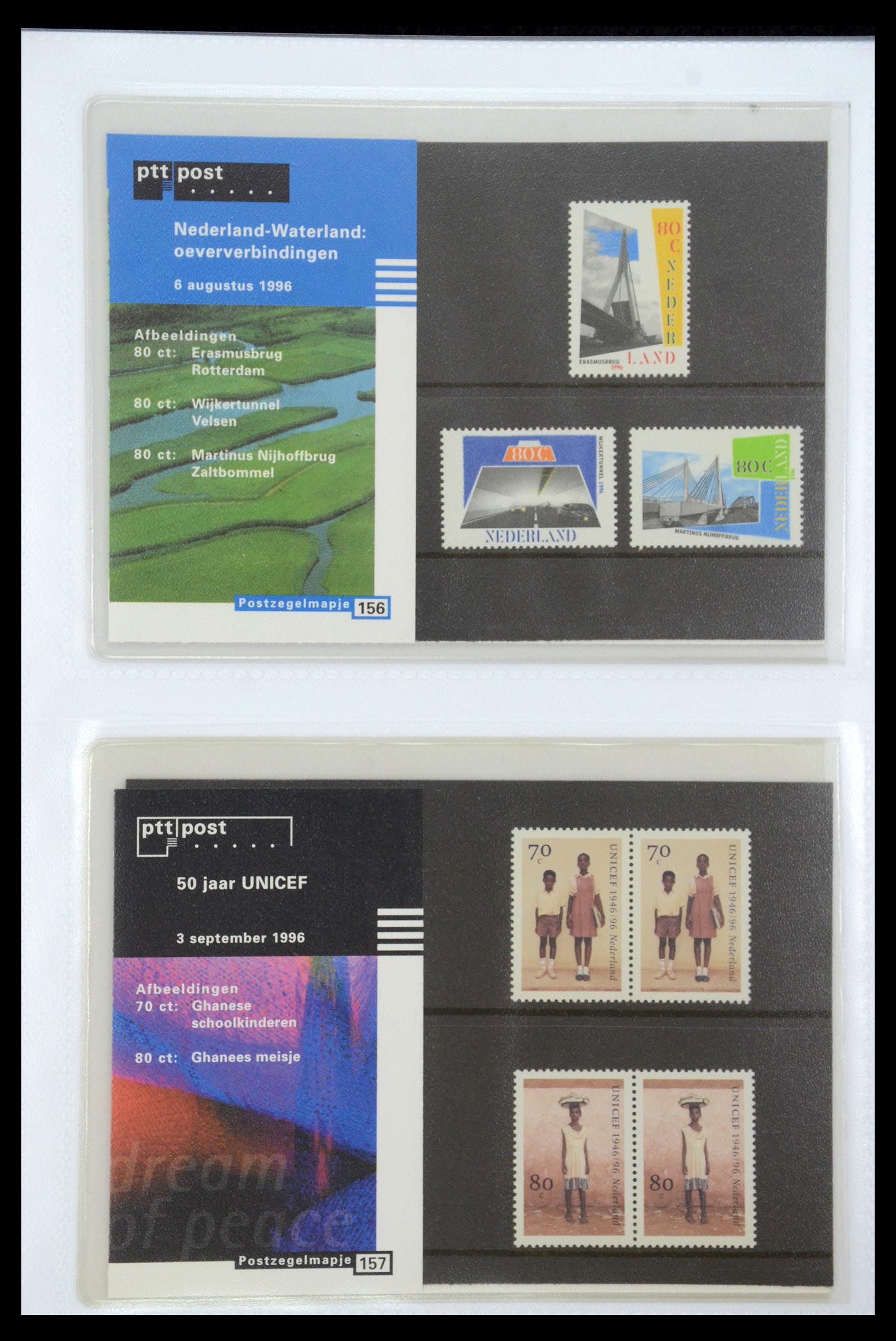 35947 081 - Postzegelverzameling 35947 Nederland PTT mapjes 1982-2019!