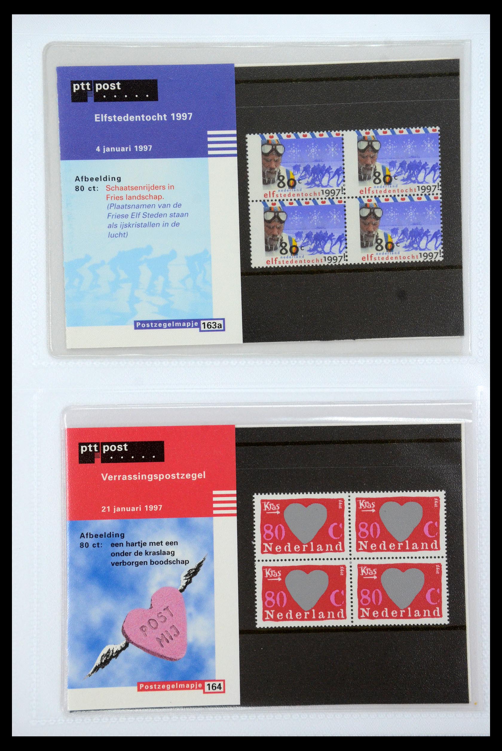 35947 085 - Postzegelverzameling 35947 Nederland PTT mapjes 1982-2019!