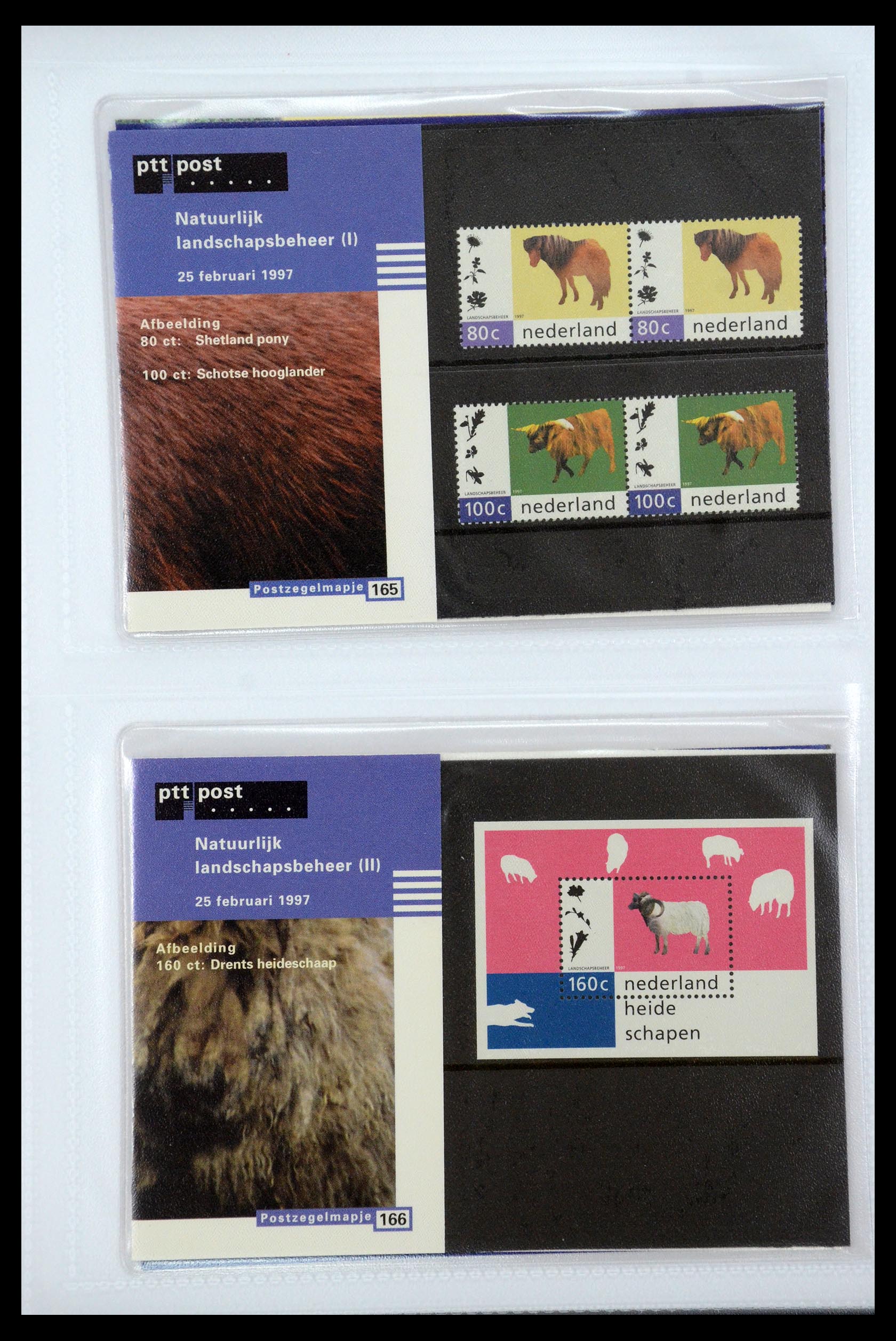 35947 086 - Postzegelverzameling 35947 Nederland PTT mapjes 1982-2019!