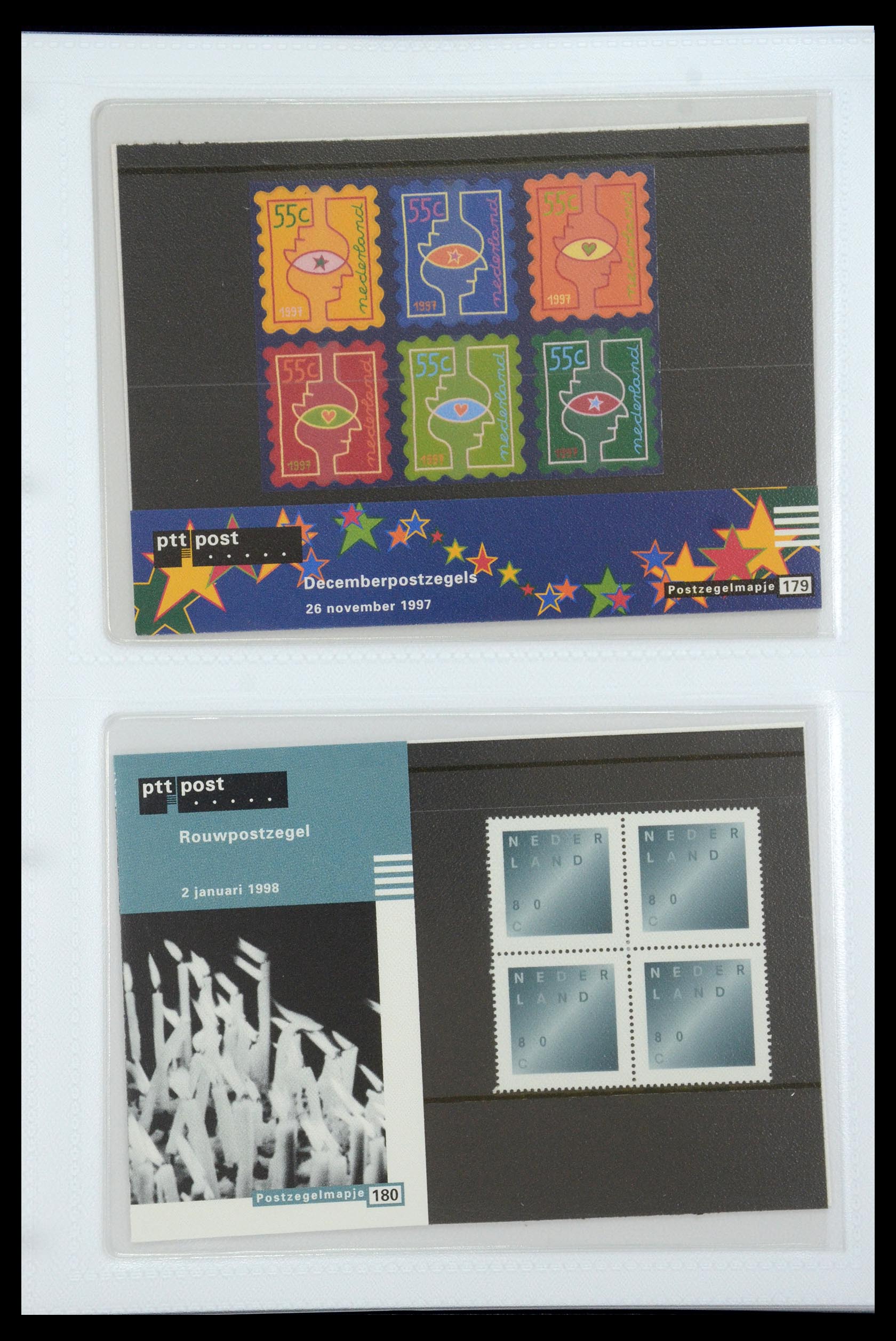 35947 093 - Postzegelverzameling 35947 Nederland PTT mapjes 1982-2019!