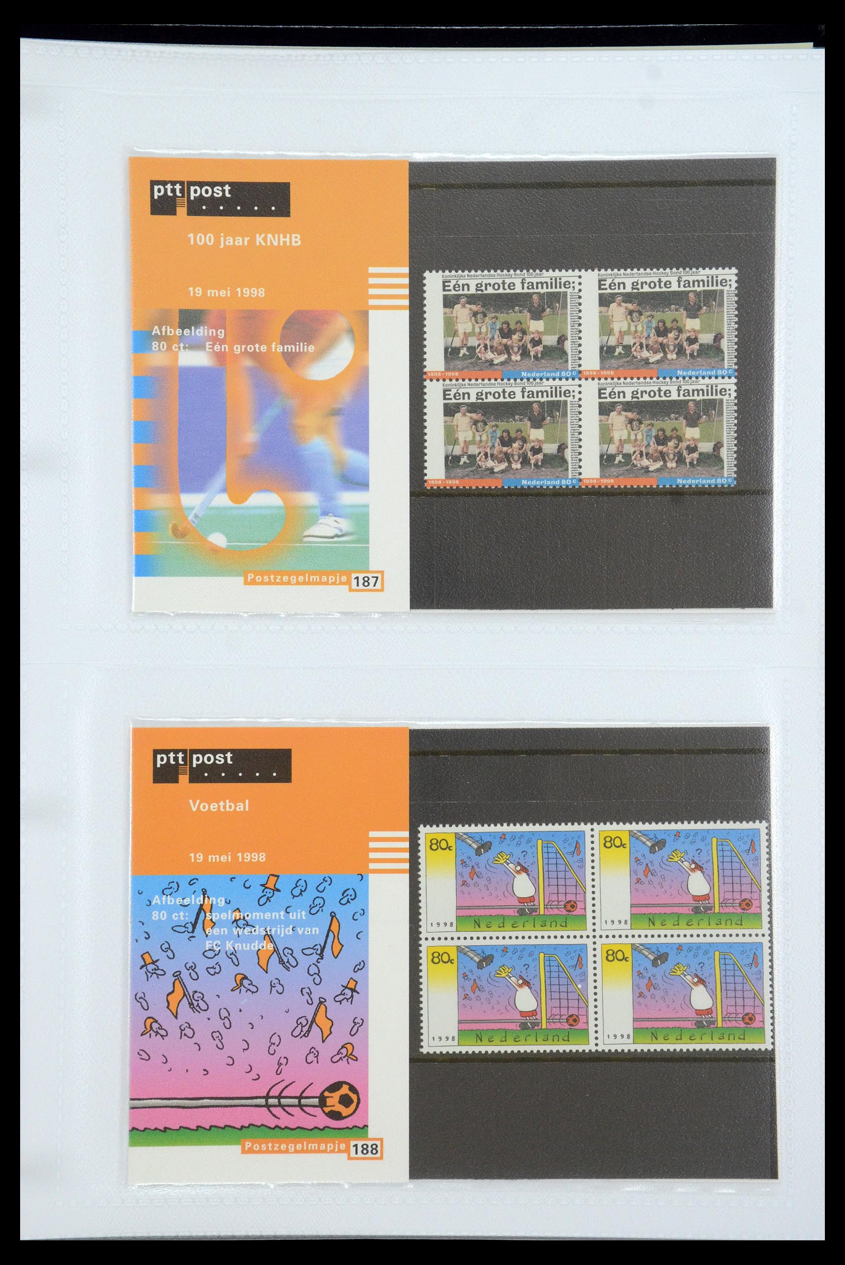 35947 097 - Postzegelverzameling 35947 Nederland PTT mapjes 1982-2019!