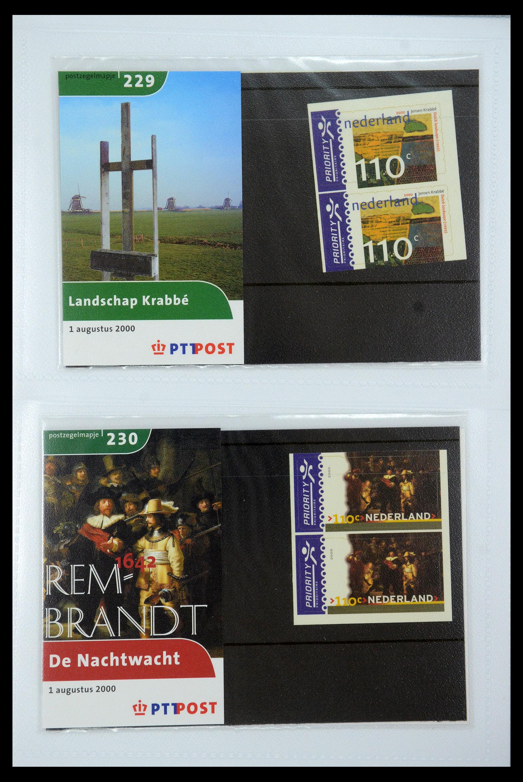 35947 121 - Postzegelverzameling 35947 Nederland PTT mapjes 1982-2019!