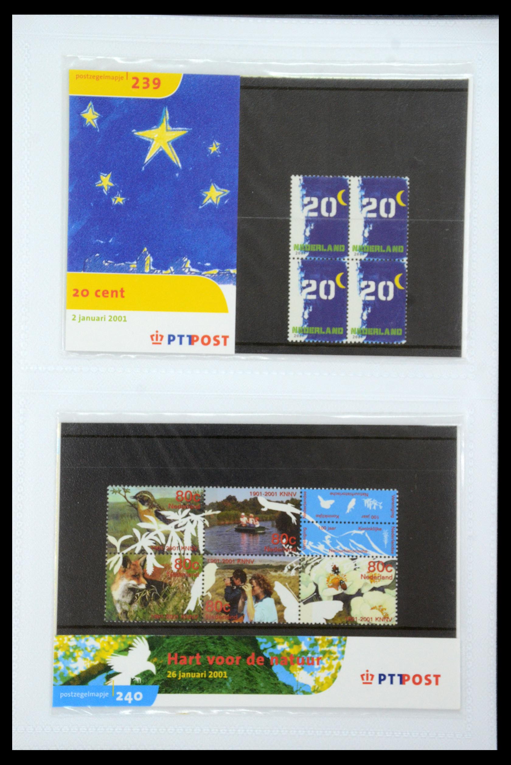 35947 127 - Postzegelverzameling 35947 Nederland PTT mapjes 1982-2019!