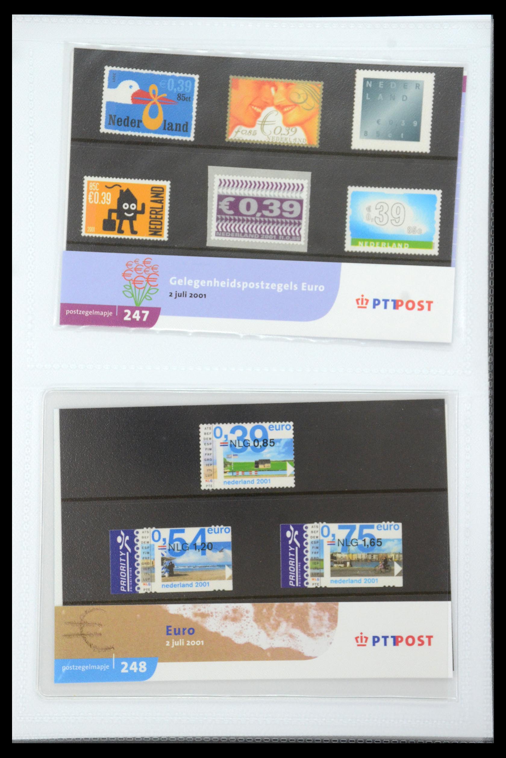 35947 132 - Postzegelverzameling 35947 Nederland PTT mapjes 1982-2019!