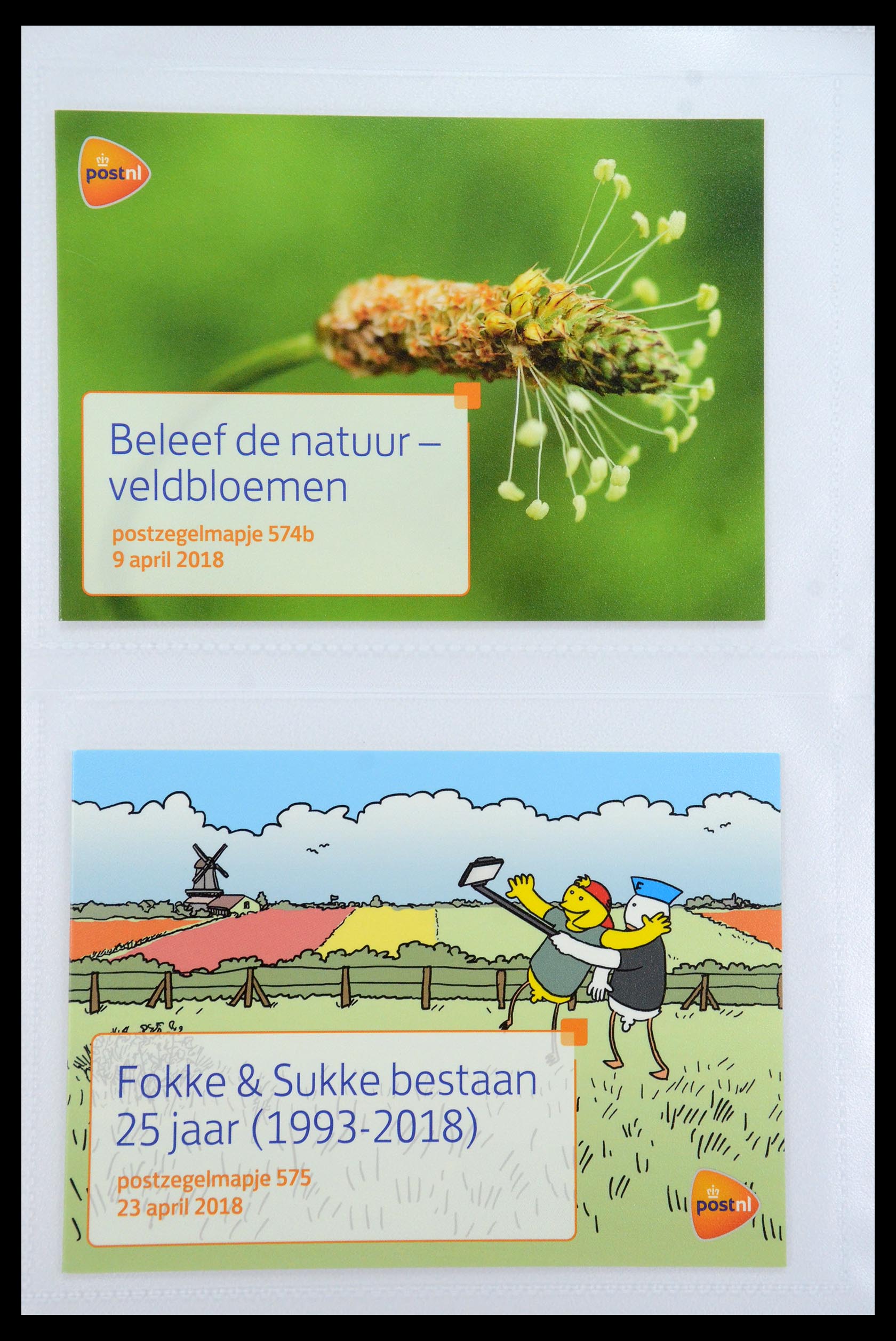 35947 346 - Postzegelverzameling 35947 Nederland PTT mapjes 1982-2019!