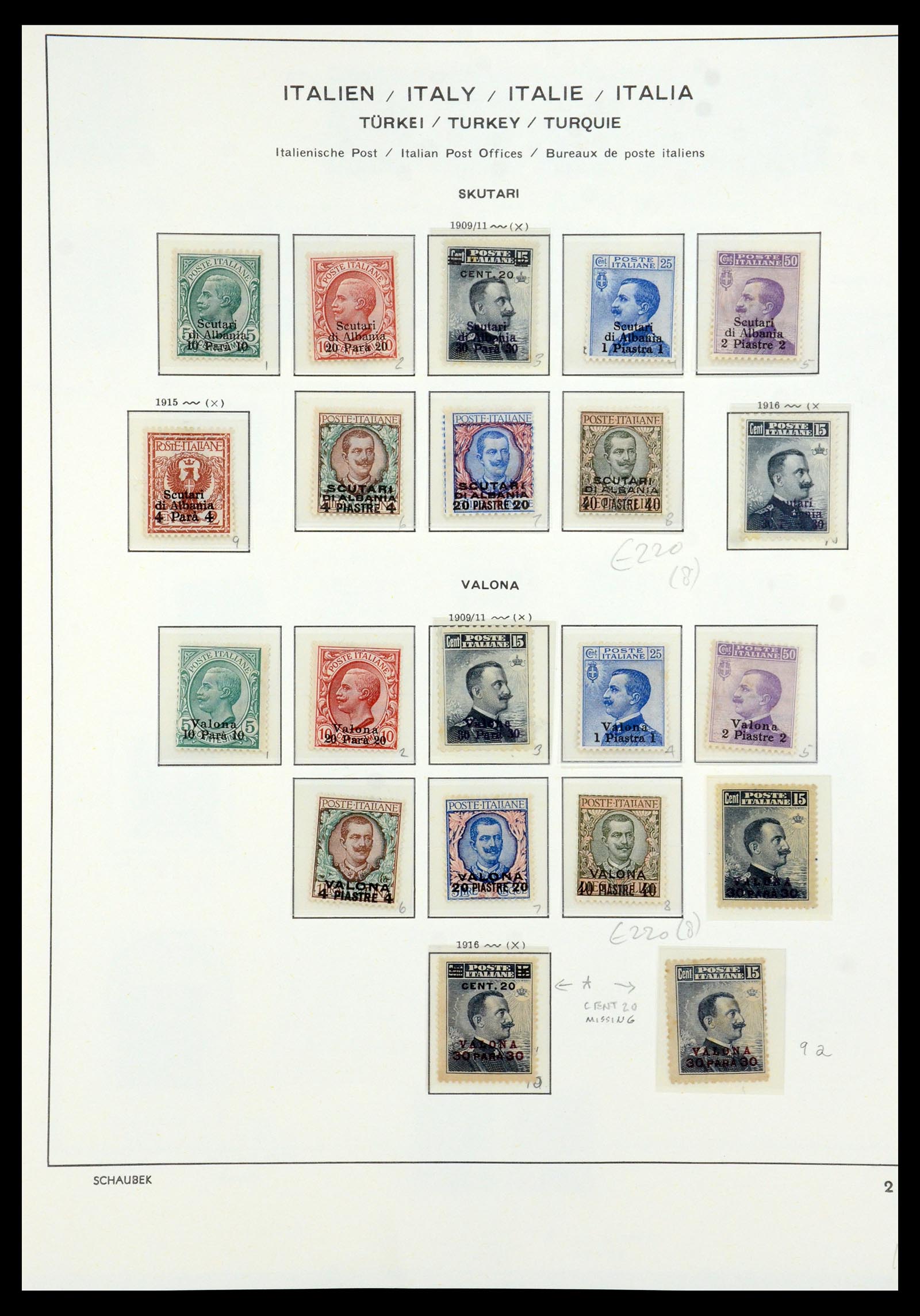35949 008 - Postzegelverzameling 35949 Italiaans Levant superverzameling 1874-192
