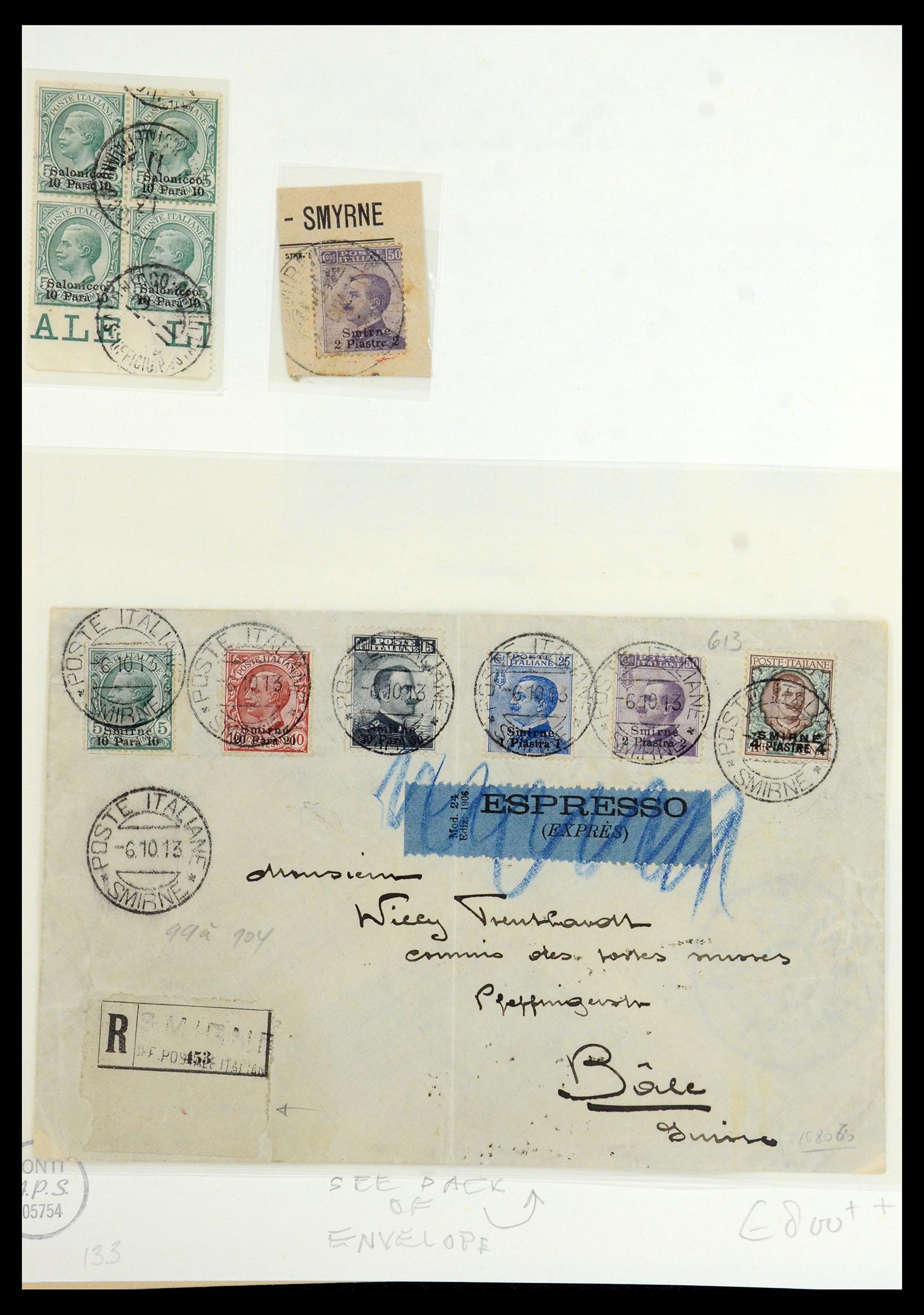 35949 013 - Stamp collection 35949 Italian Levant supercollection 1874-1923.